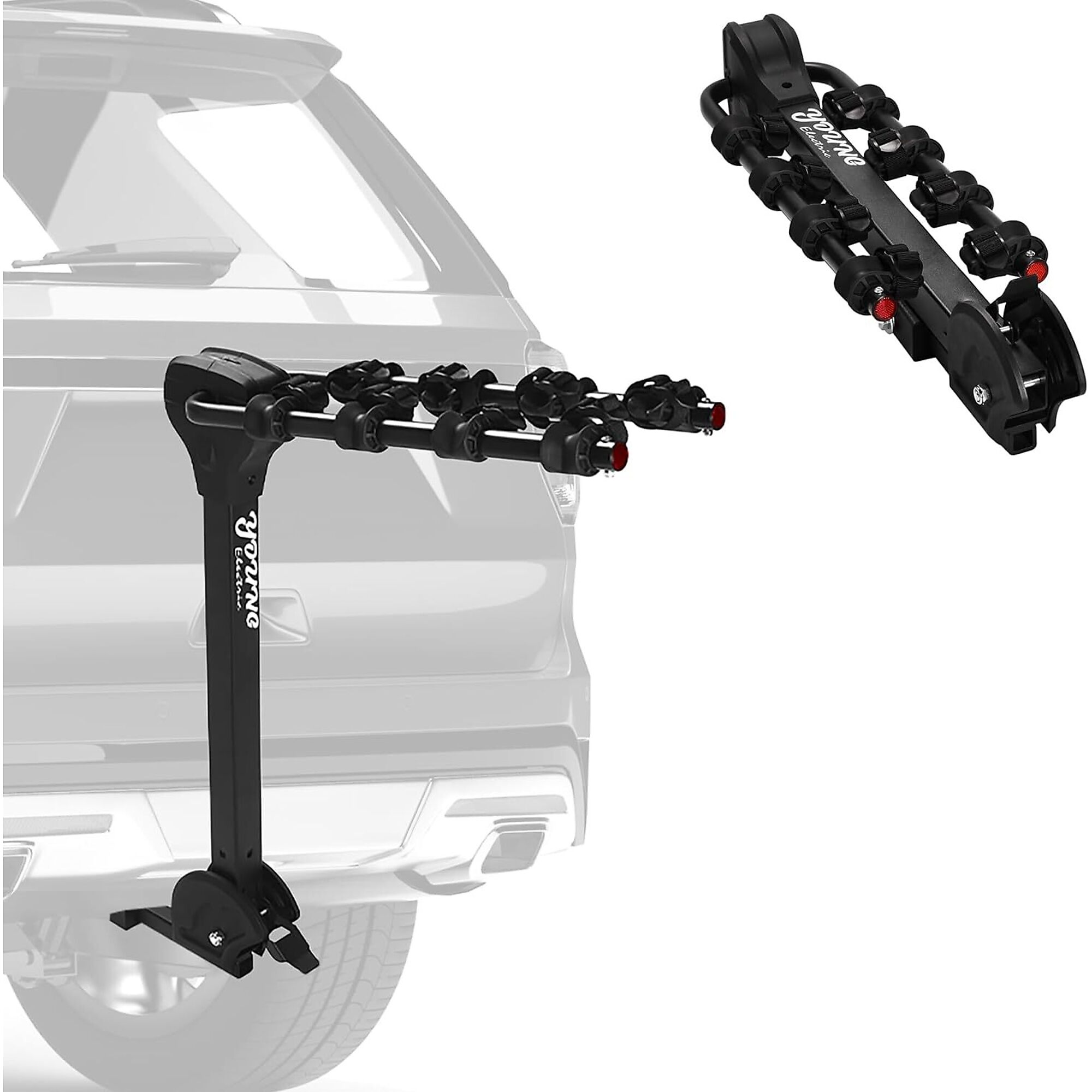 4-BIKE HITCH RACK, EASY FOLD, 120 LBS CAPACITY