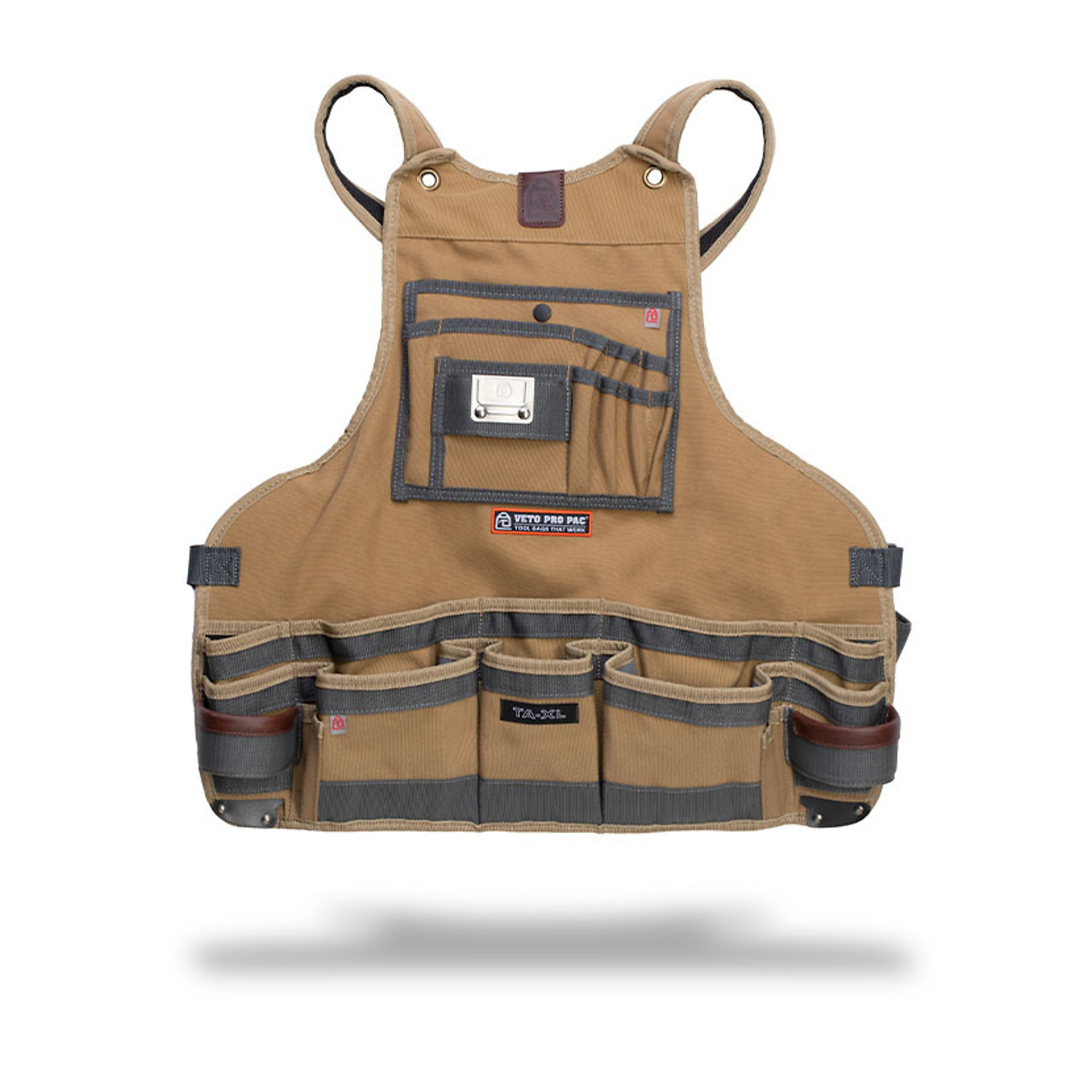 Veto Pro Pac Tool Apron — Full Chest and Waist, Multiple Pockets, Model# TA-XL