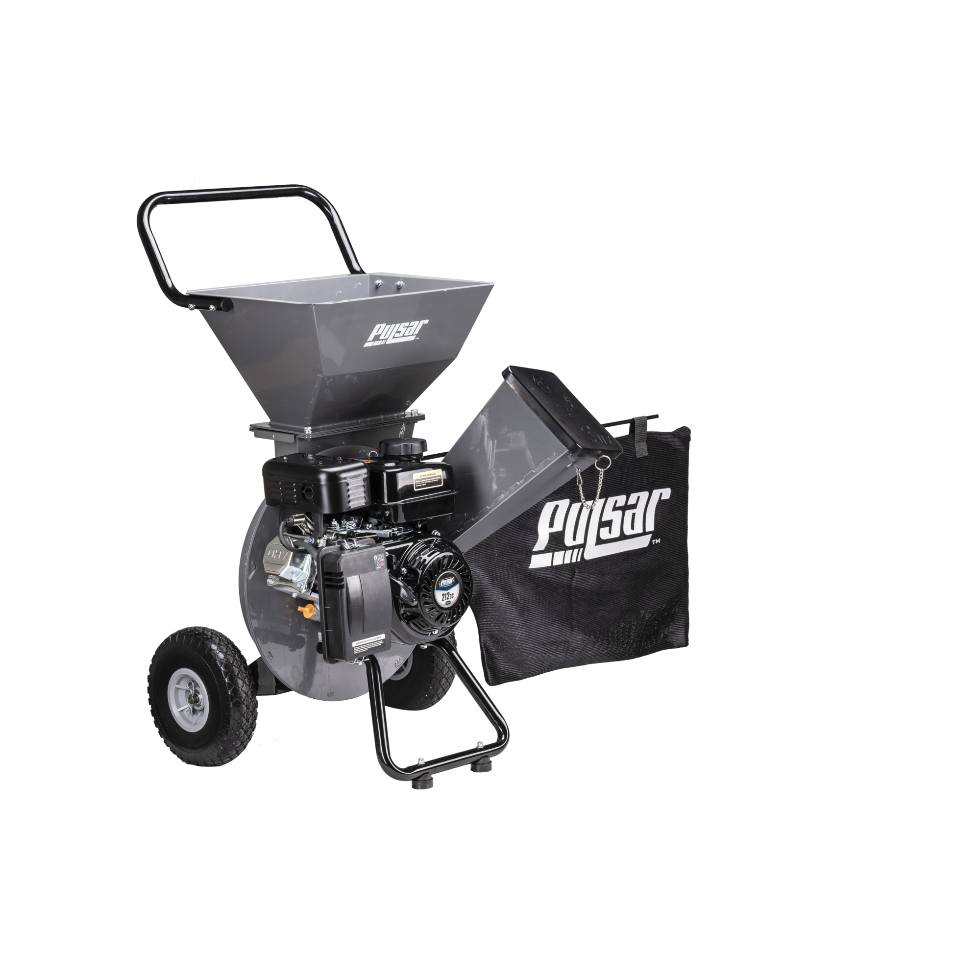 Pulsar Gas-Powered Chipper Shredder — 3in. Capacity, 7 HP, 212cc OHV Engine, Bagging System, Model# PTG36212