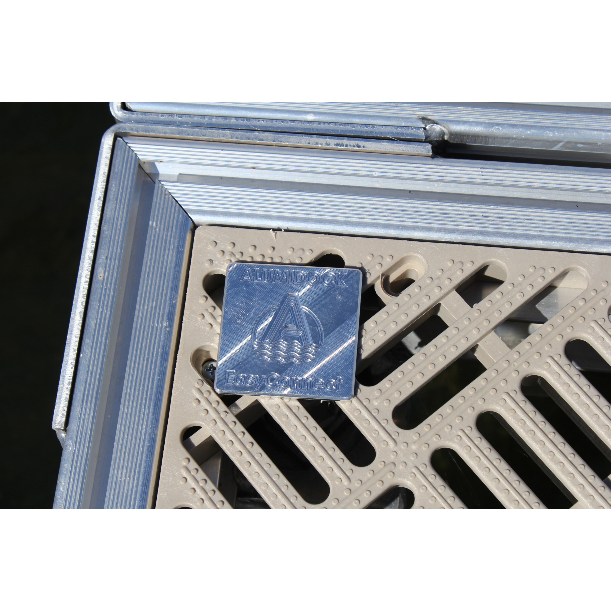 EasyConnect by Alumidock Adjustable Leg Cap — Aluminum, Model# DOCKS:EC-CAP