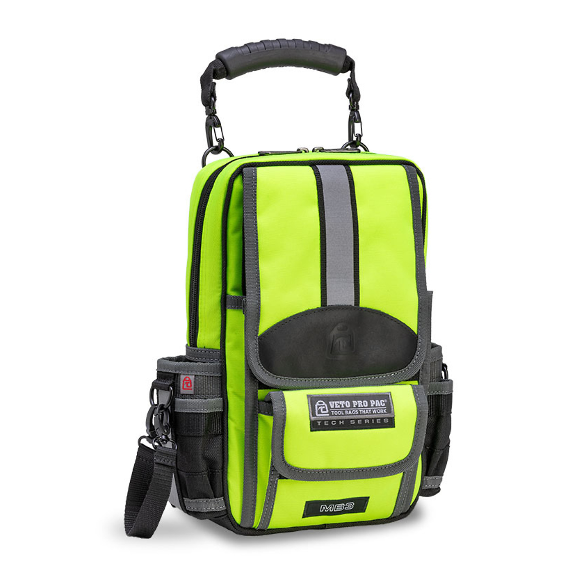 Veto Pro Pac Large Hi-Viz Yellow Meter Bag — 13.5in. Capacity, Reflective Accents, Model# VPP10792