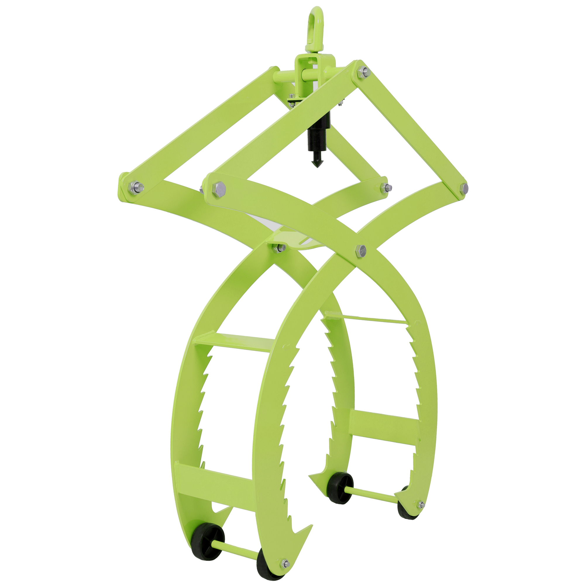 Timber Tuff Auto-Locking Lifting Tongs — 25in. Opening, 3300-Lb. Capacity, Heavy-Duty Steel, Powder-Coat Finish, Model# TMW-91