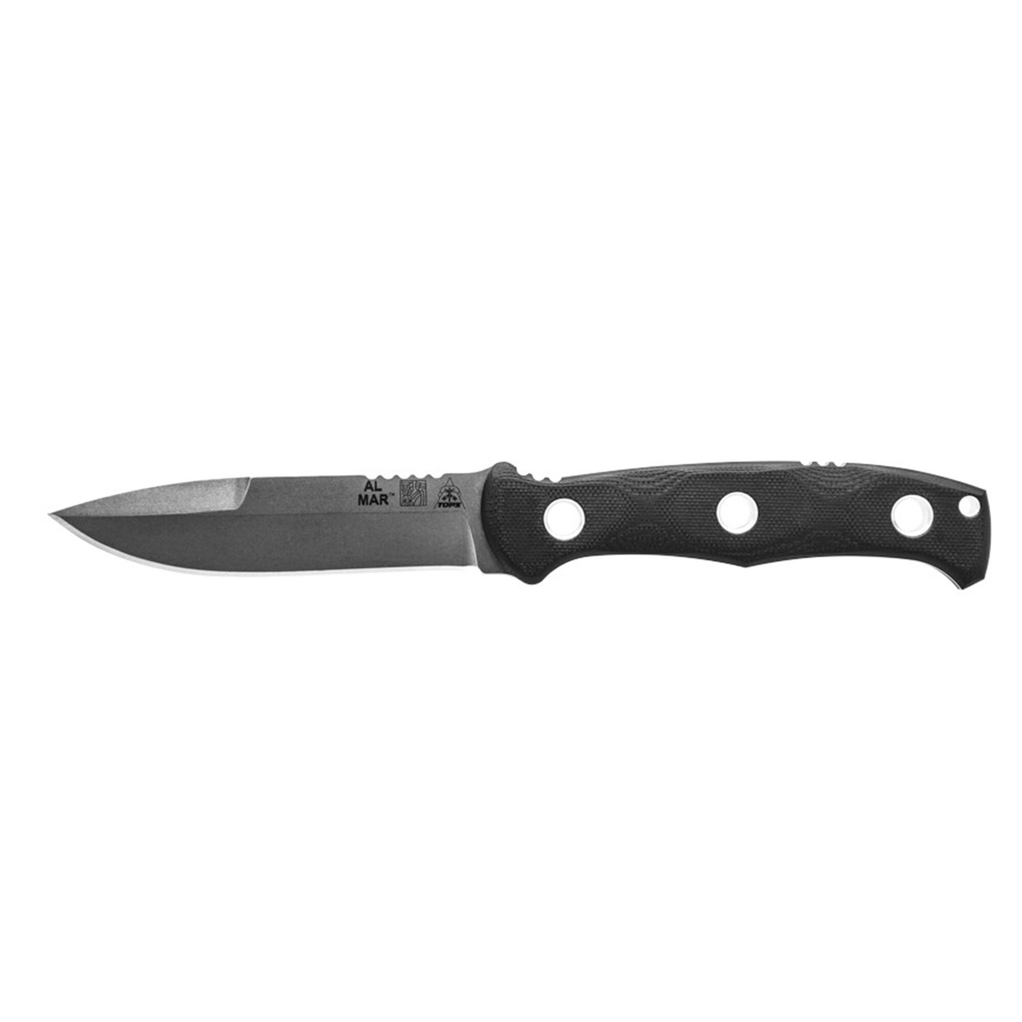 Al Mar SERE Operator Knife — 4in. Talon-Style Blade, 154CM Steel, Black G10 Handle, Made in USA, Model# AMK5102USA