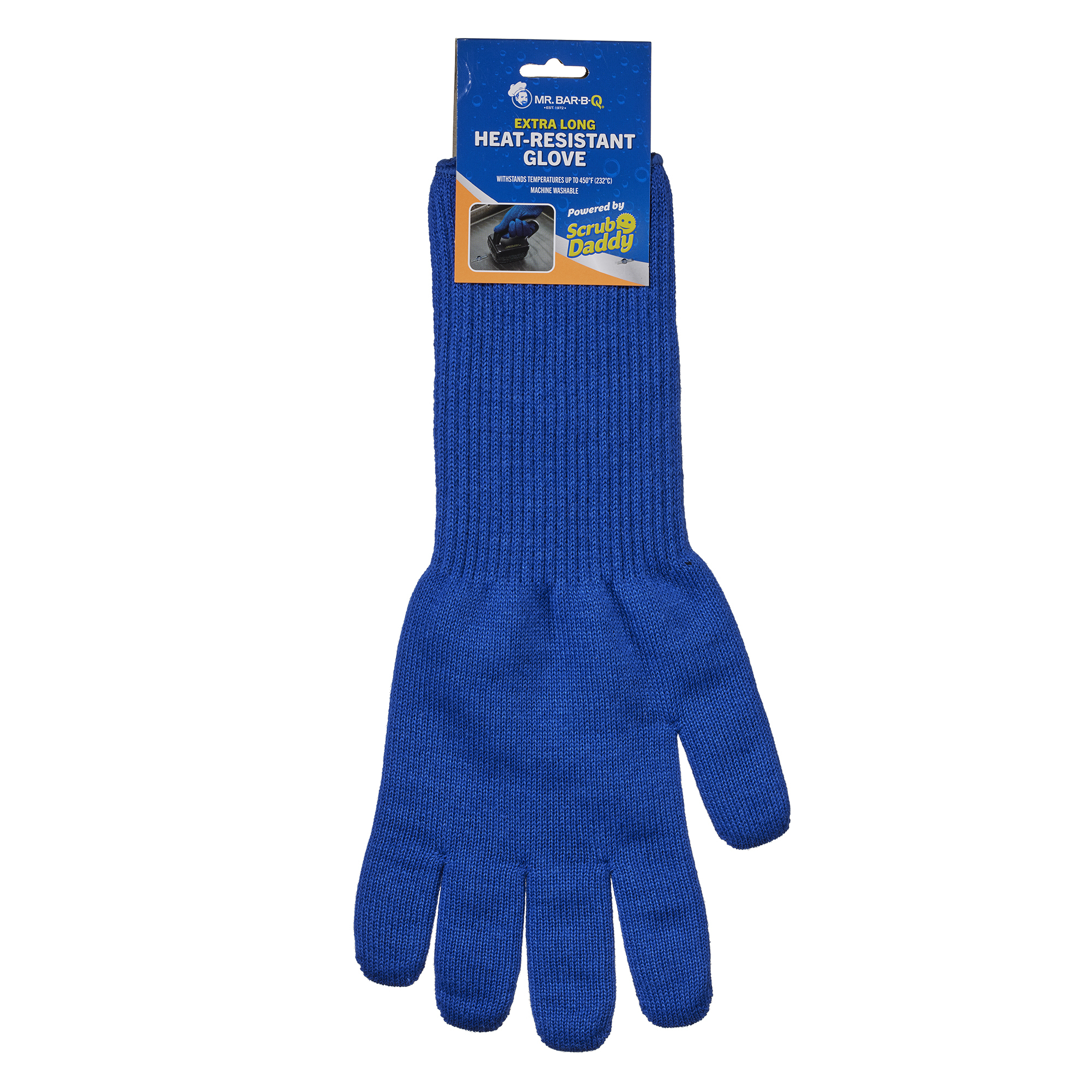 Mr. Bar-B-Q Scrub Daddy Extra Long Heat-Resistant Glove — 1 Pc, 450°F, Machine Washable, Model# 60420SDZ