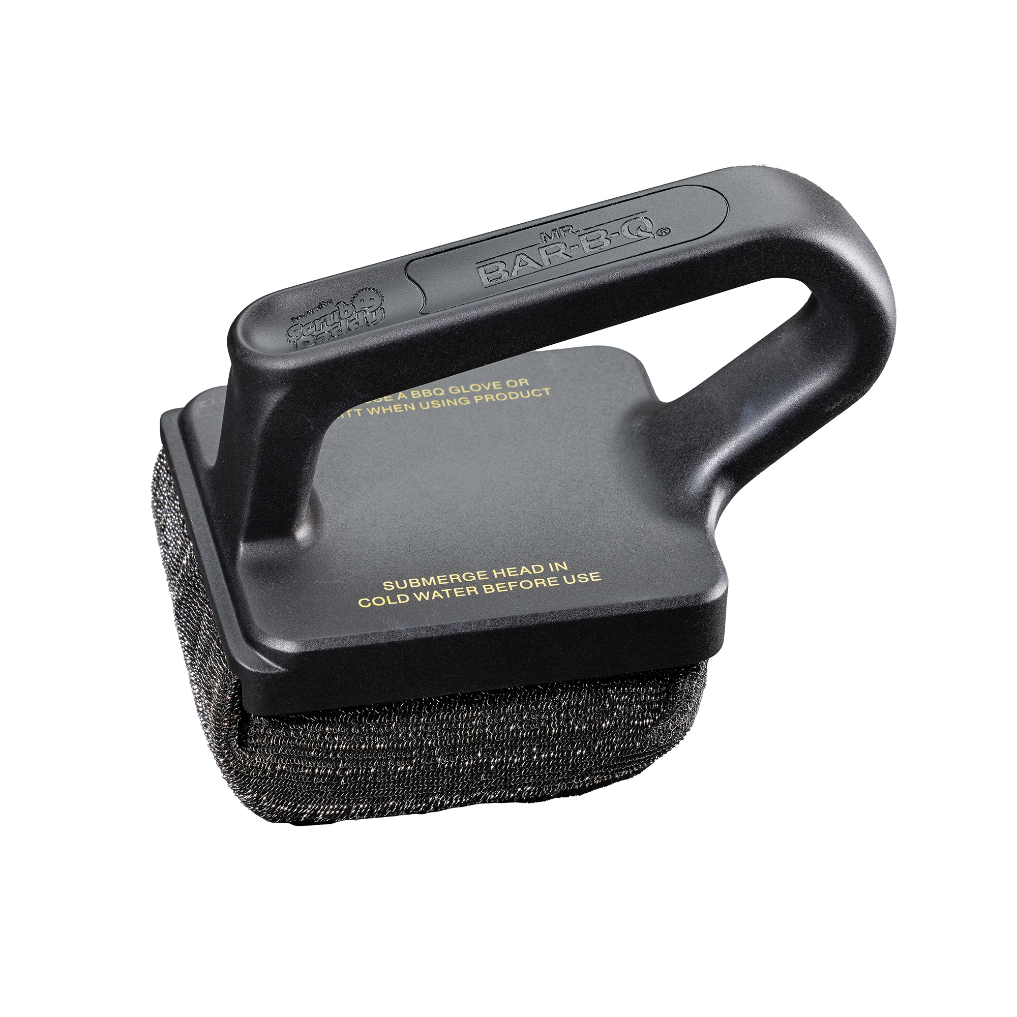 Mr. Bar-B-Q Bristle-Free Steam Clean Griddle and Grill Brush — XL, Stainless Steel Mesh, Powered by Scrub Daddy, Model# 60404SDZ