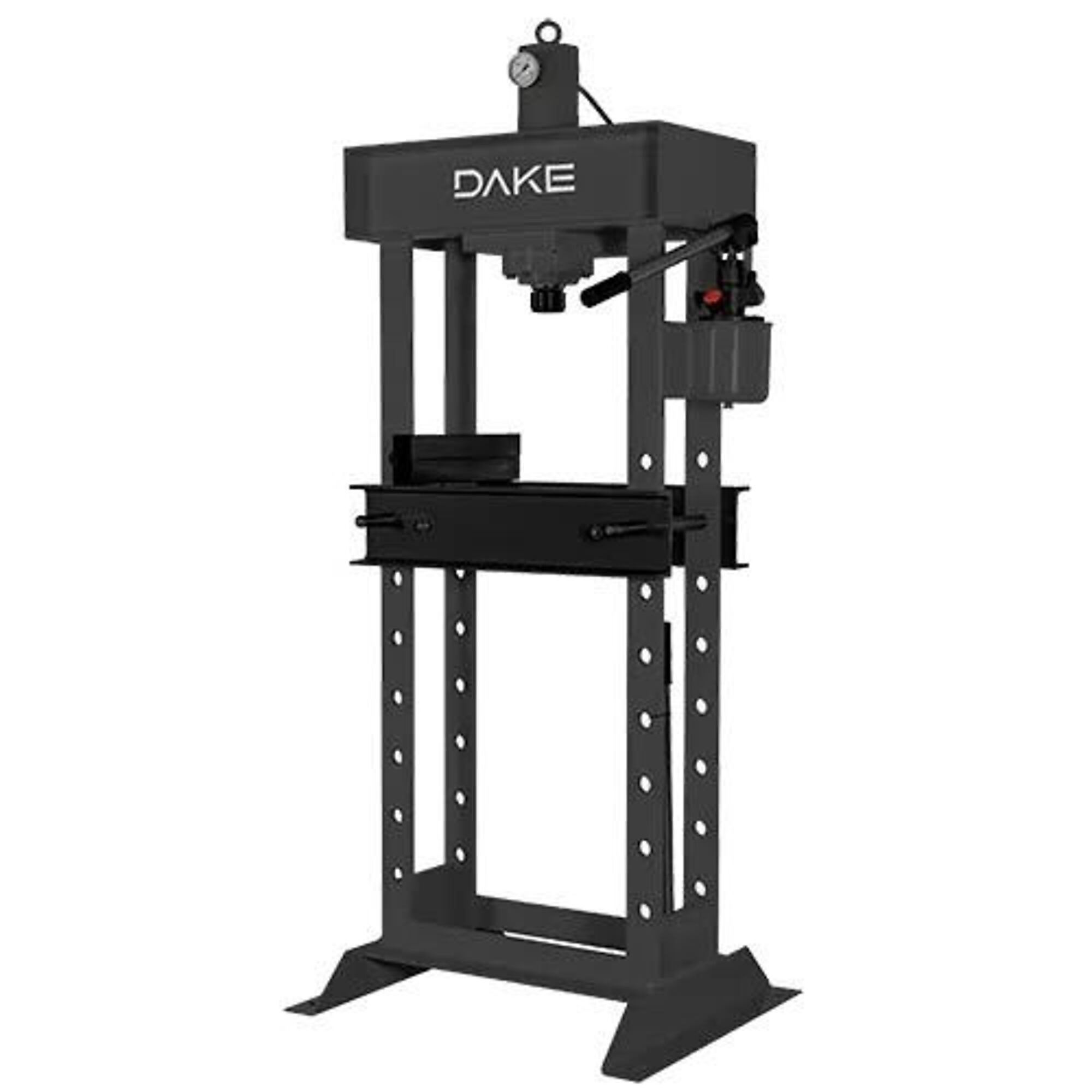 Dake 20-Ton Hand Operated Hydraulic Press — Heavy-Duty, Durable, Model# M-20