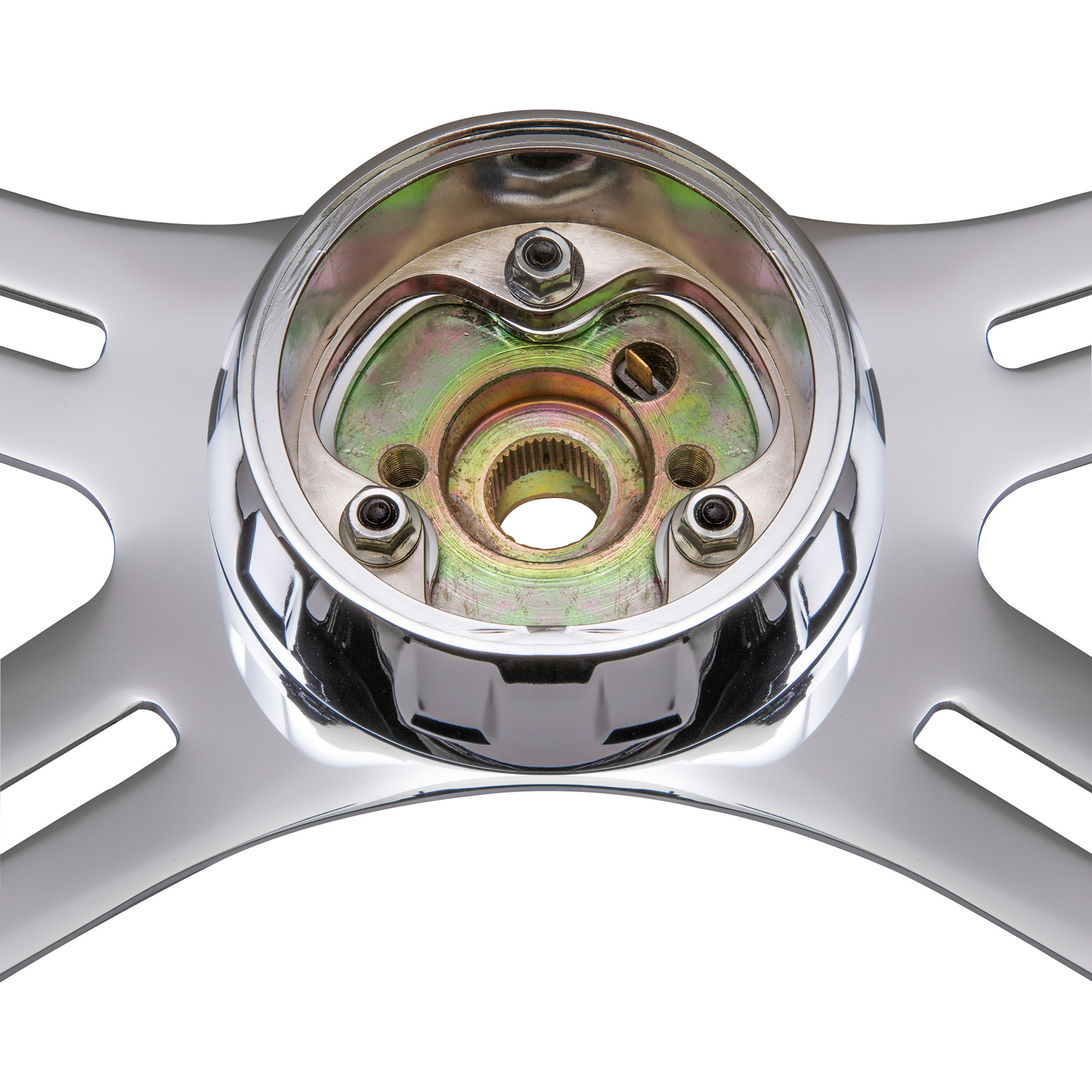 Roadmaster 18in. Steering Wheel with Boss Kit and Horn Button — Fits