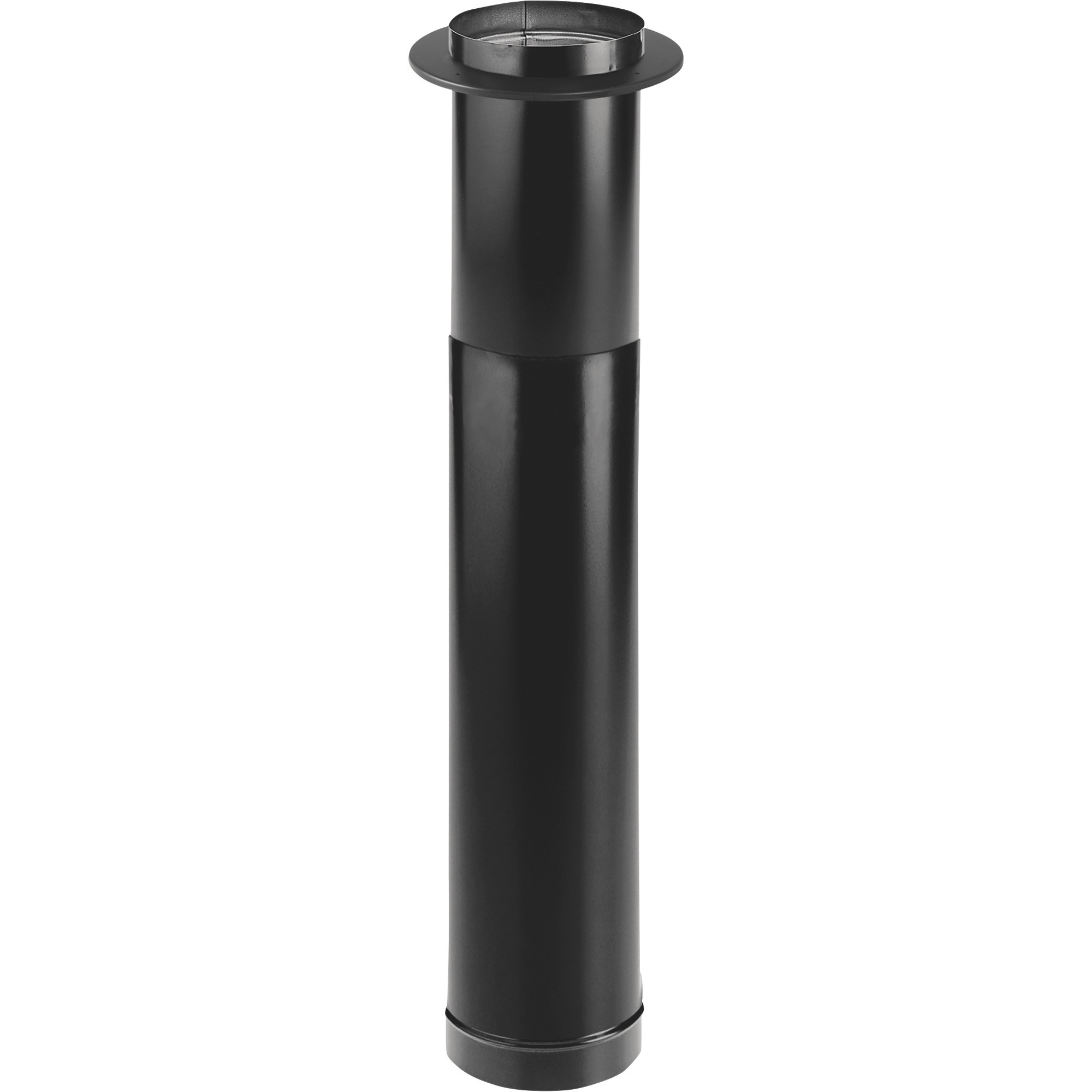 Simpson DuraVent Telescoping Stovepipe — 6in. Diameter, Black, Model#  810000959