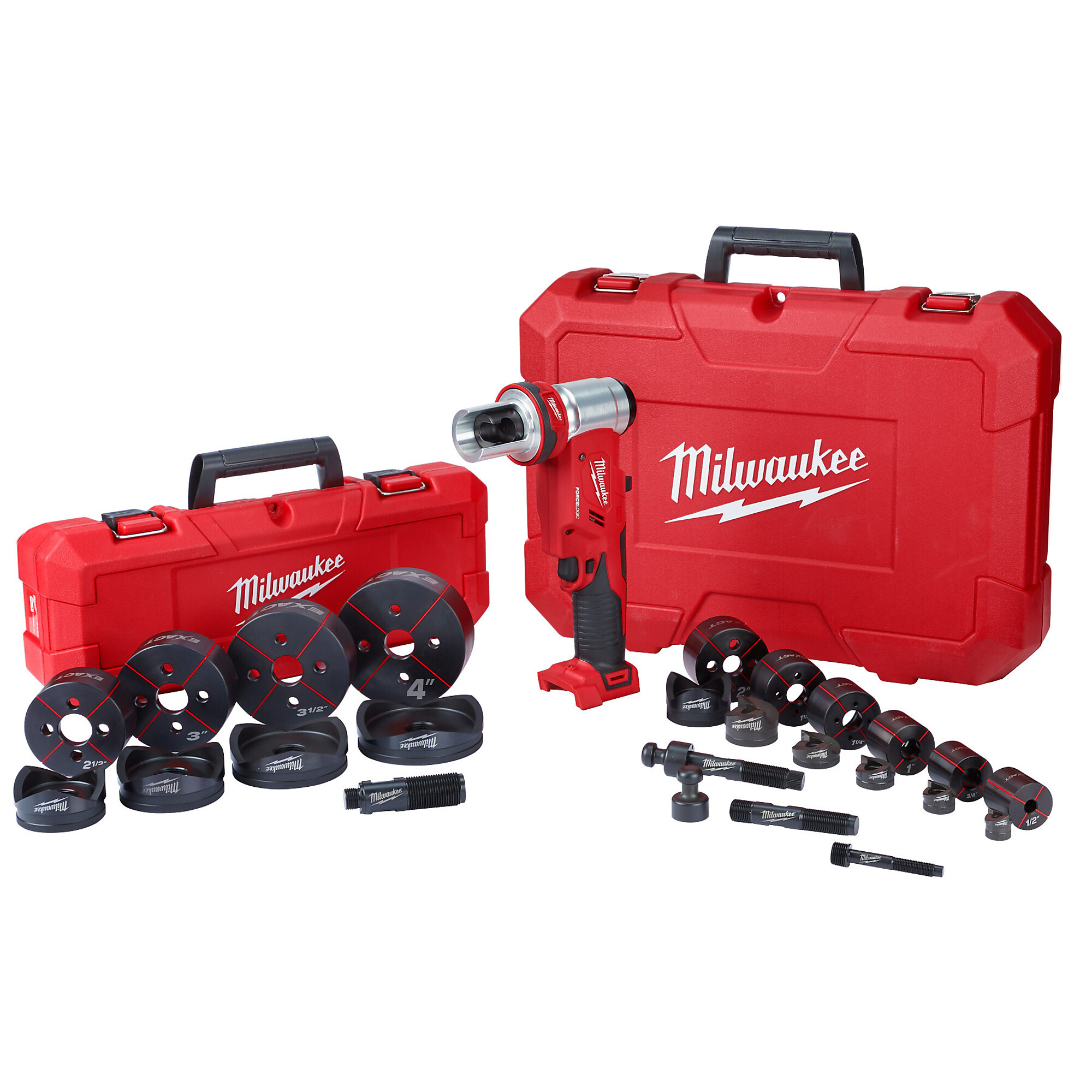 Milwaukee M18™ FORCE LOGIC™ 6T Knockout Tool 1/2" - 4", Model# 2677-04