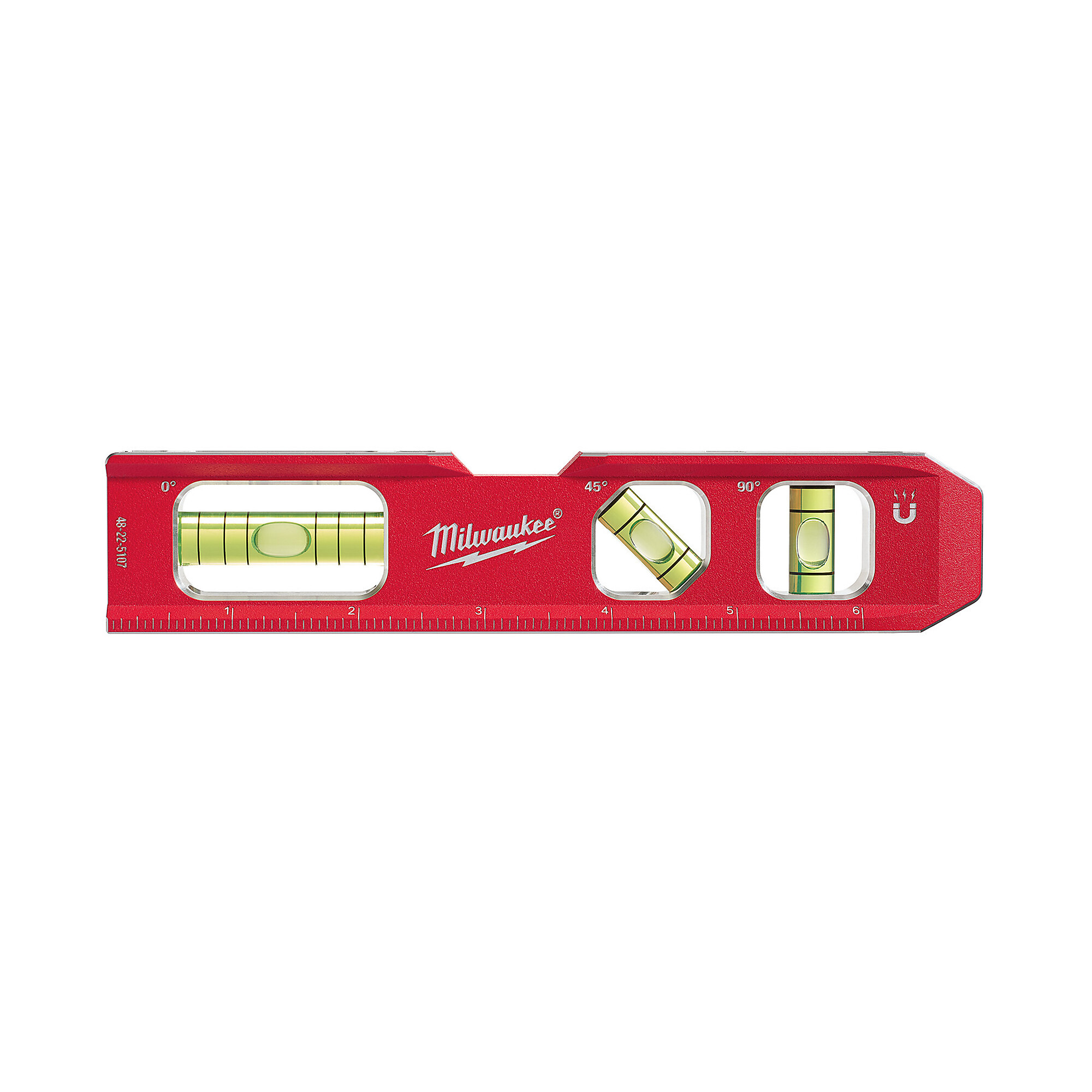 Milwaukee Compact Billet Torpedo Level, Model# 48-22-5107E