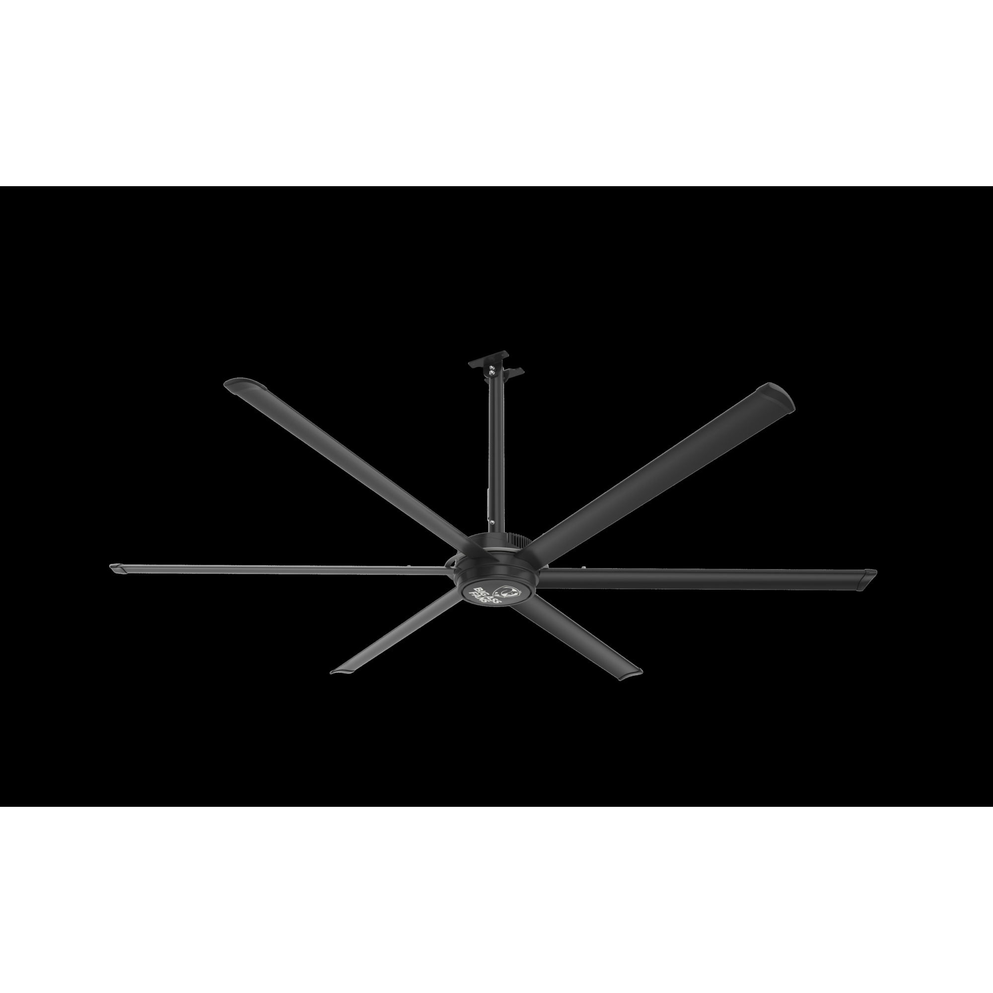 Big Ass Fans E-Series Direct Drive Ceiling Fan — 120in., Indoor, 198 RPM, Model# F-ES2-1001A731C716S35