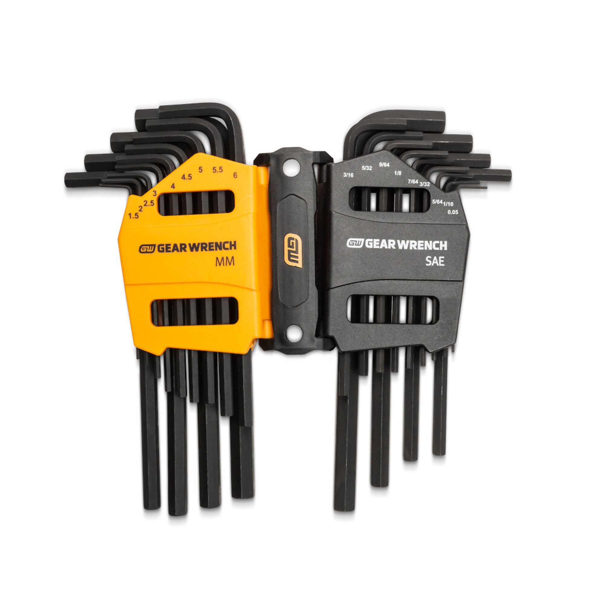 26-Key SAE/Metric Long Arm Hex Key Set