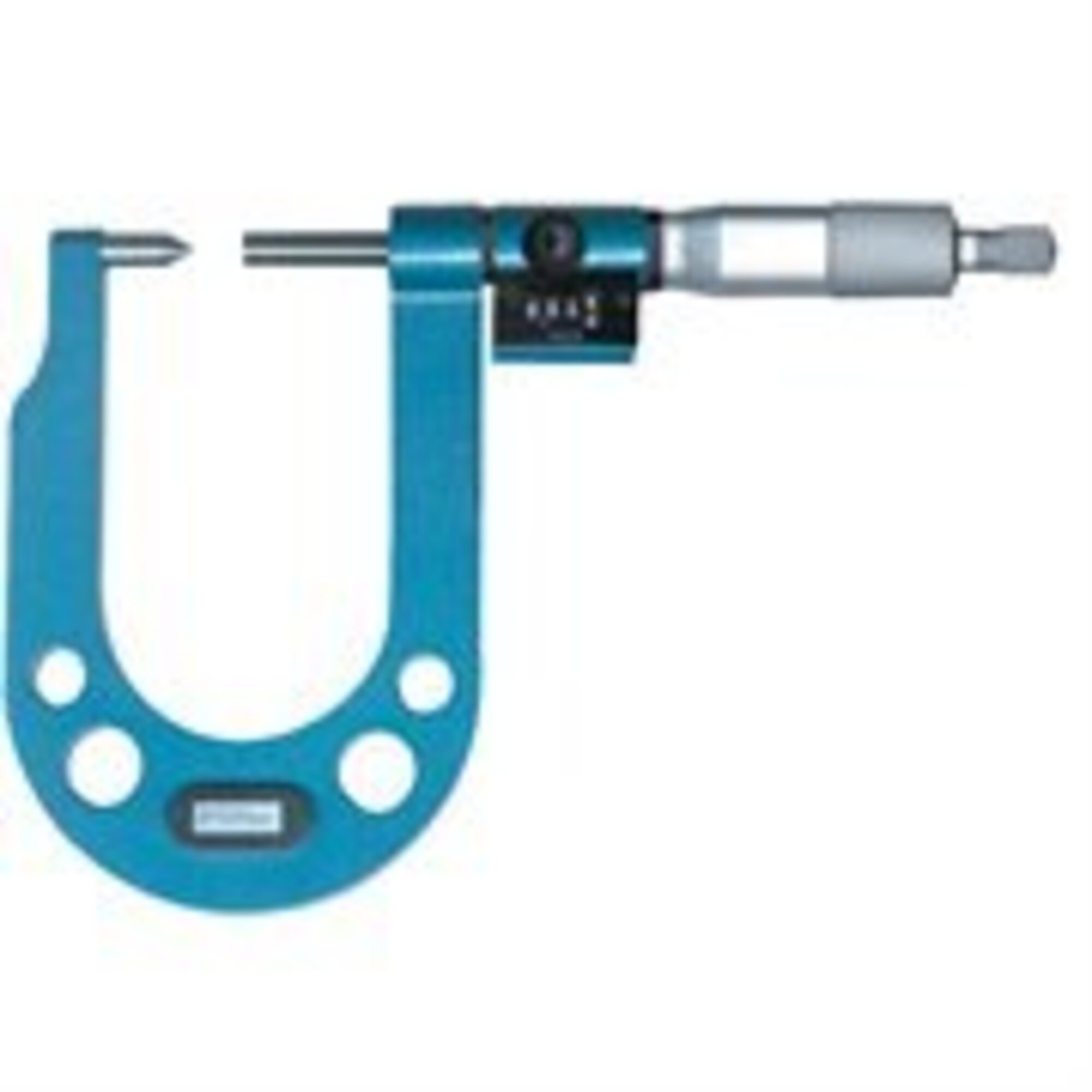 Fowler Micrometer Disc Brake with Digital Readout — 3.5in. Jaw Depth, Carbide Tipped, Model# Inch