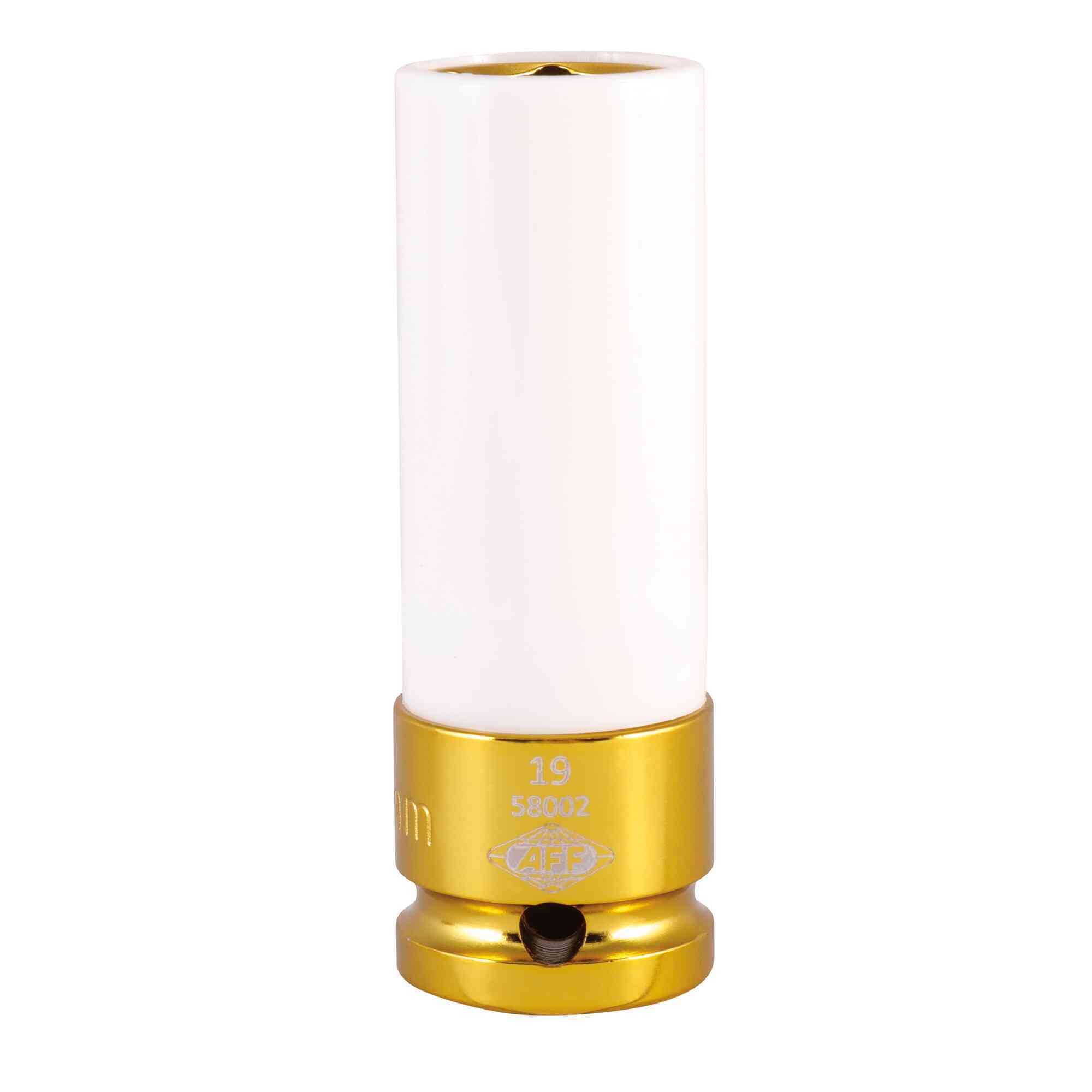 American Forge & Foundry Mag Wheel Protective Deep Impact Socket — 1/2in. Drive, 19mm (3/4in.), Thin Wall, Model# 58002