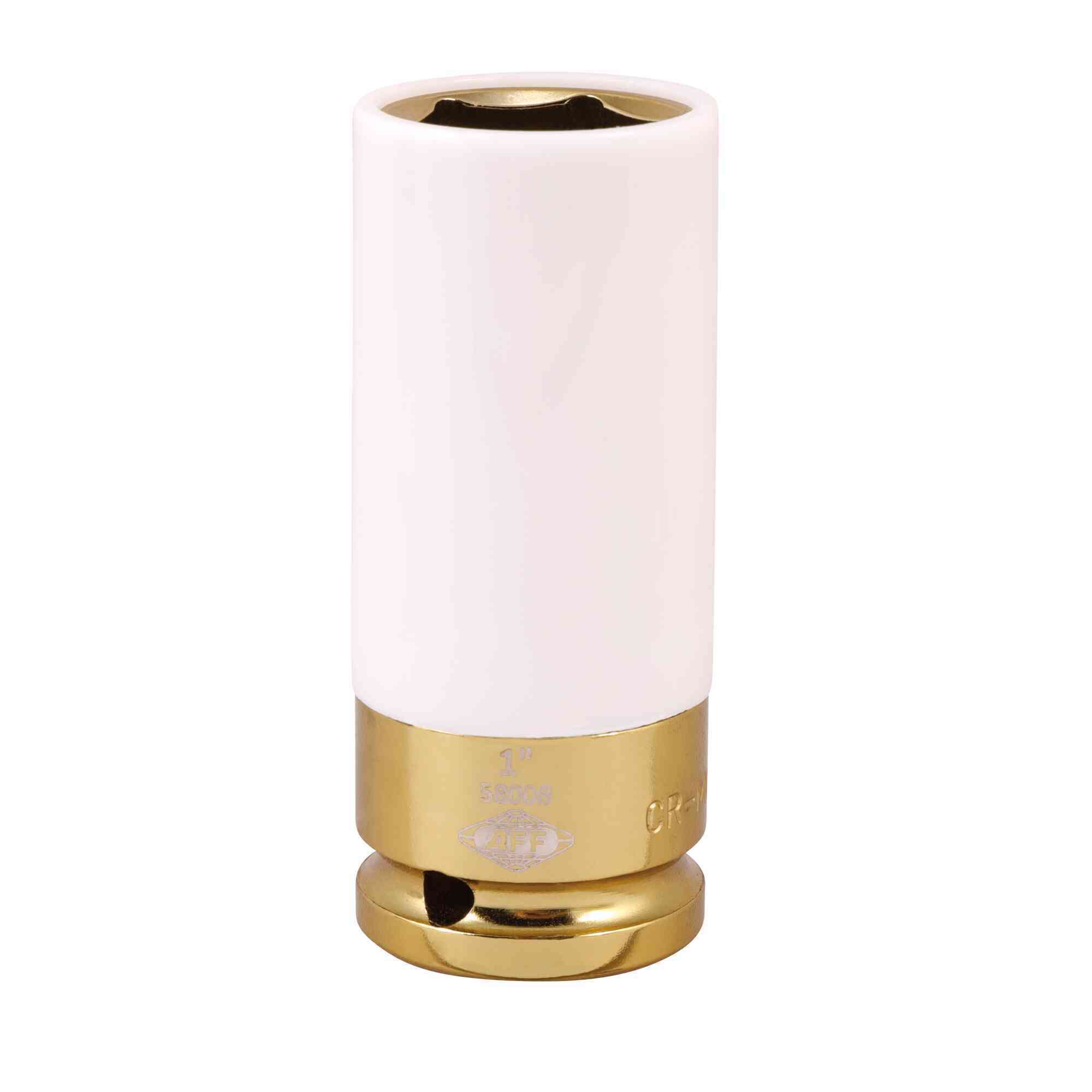 American Forge & Foundry Mag Wheel Protective Deep Impact Socket — 1/2in. Drive, 1in., Thin Wall, Model# 58008