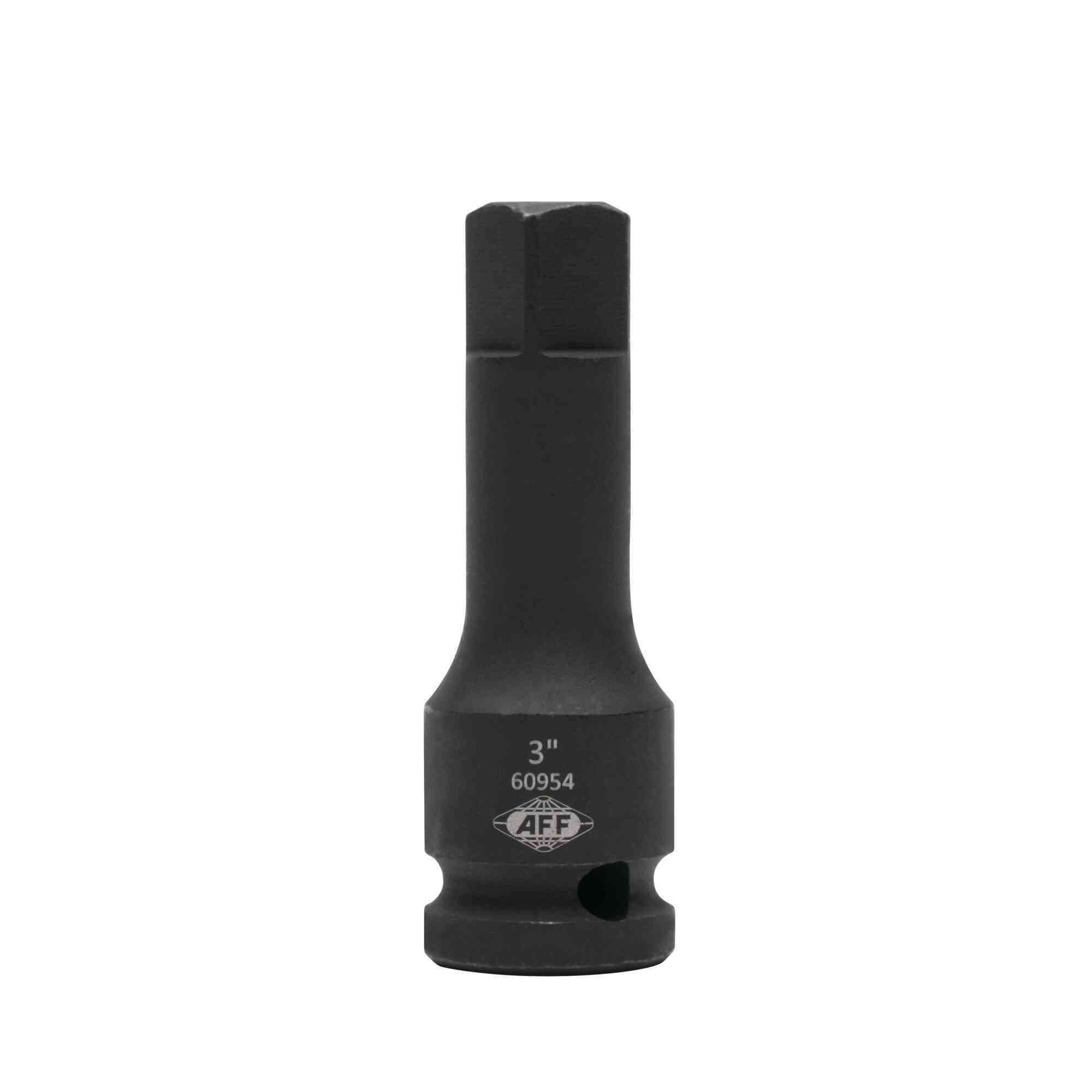 American Forge & Foundry Impact Socket Extension — 1/2in. Drive, 3in. Length, Chrome Molybdenum, Model# 60954