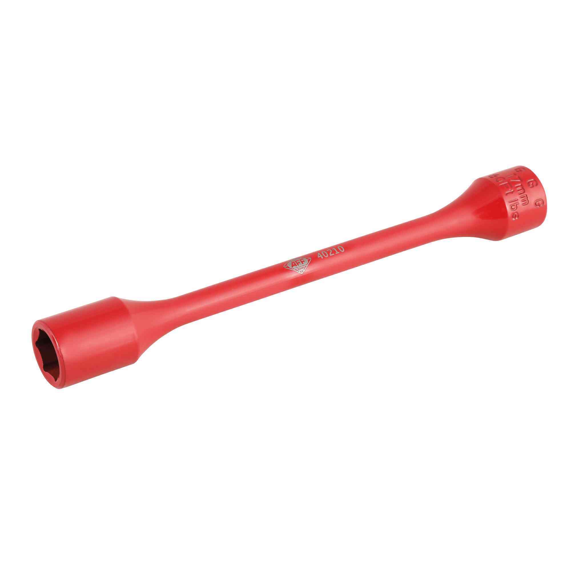 American Forge & Foundry Torque Limiting Socket — 1/2in. Drive, 17mm, 80 ft.-lbs., Red, Model# 40210