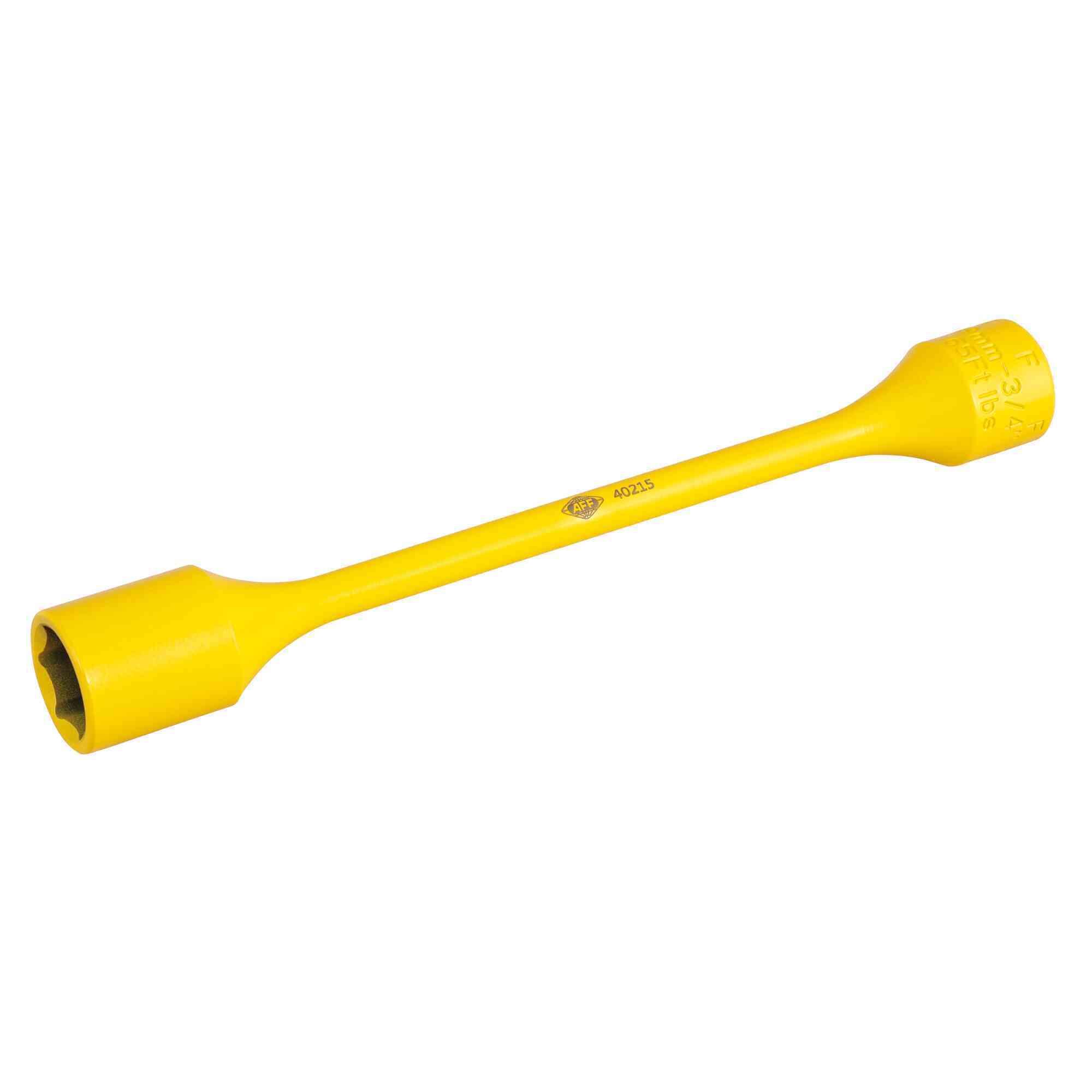 American Forge & Foundry Torque Limiting Socket — 1/2in. Drive, 19mm (3/4in.), 65 ft.-lbs., Yellow, Model# 40215