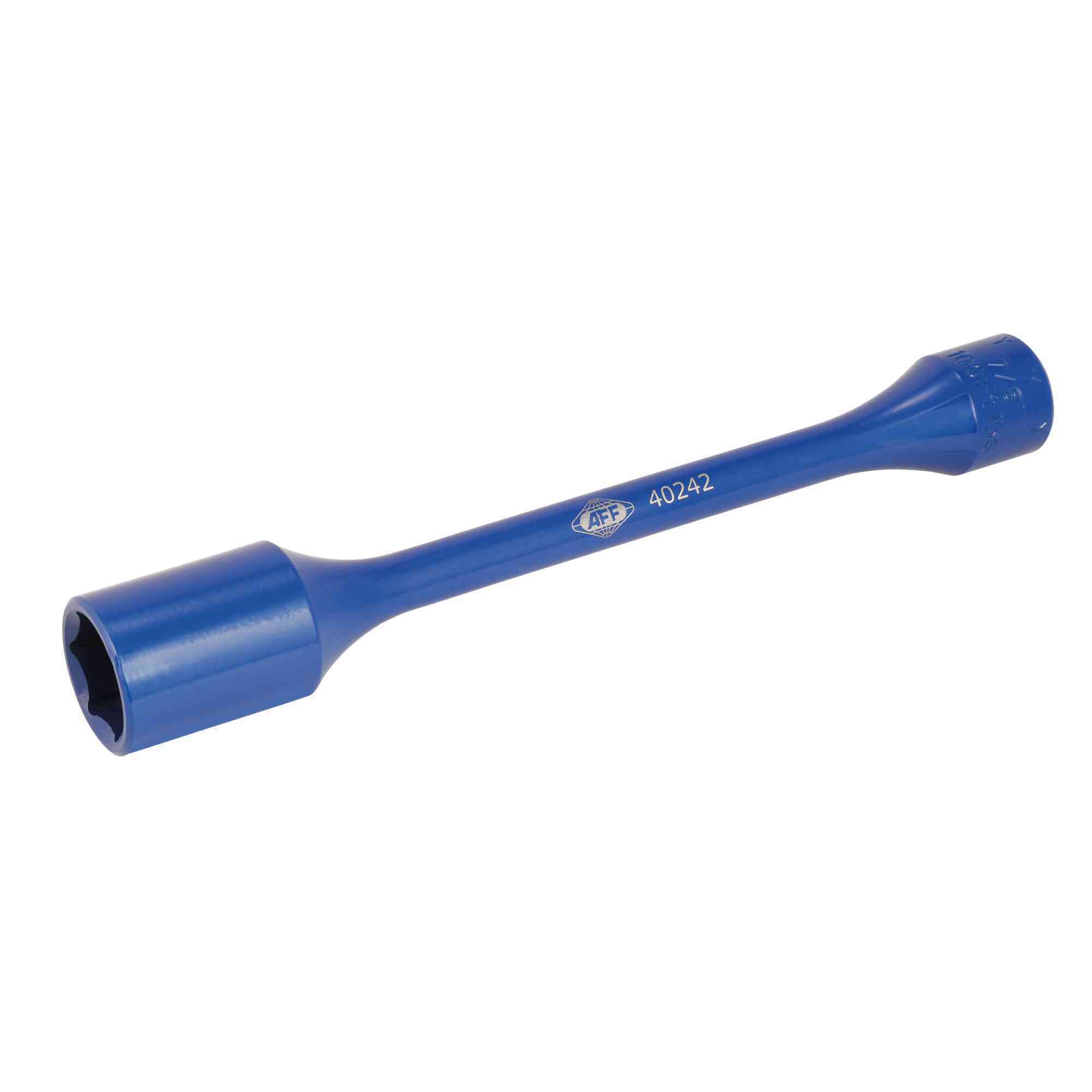 American Forge & Foundry Torque Limiting Socket — 1/2in. Drive, 22mm (7/8in.), 100 ft-lbs., Navy Blue, Model# 40242