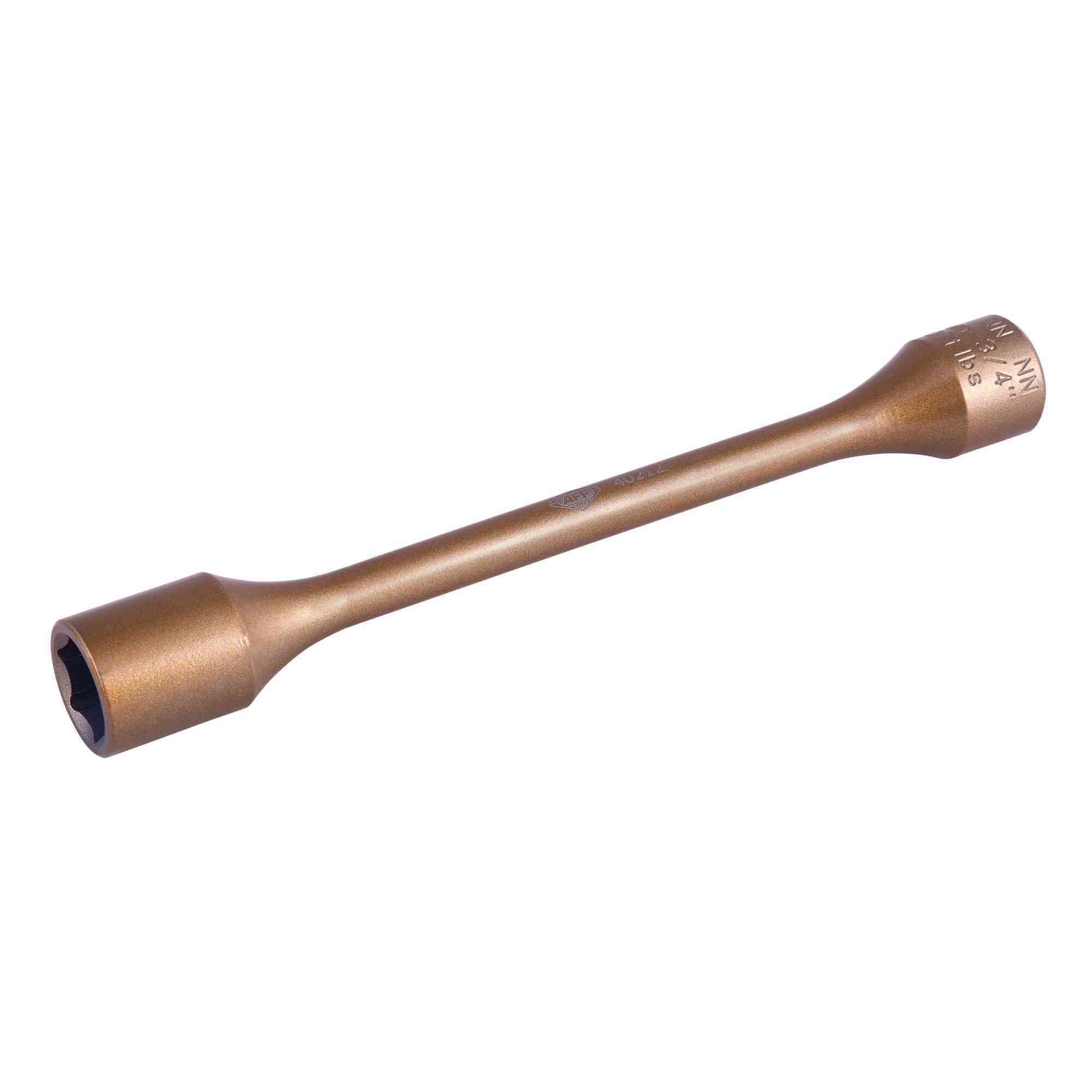 American Forge & Foundry Torque Limiting Socket — 1/2in. Drive, 19mm (3/4in.), 90 ft-lbs., Gold, Model# 40212