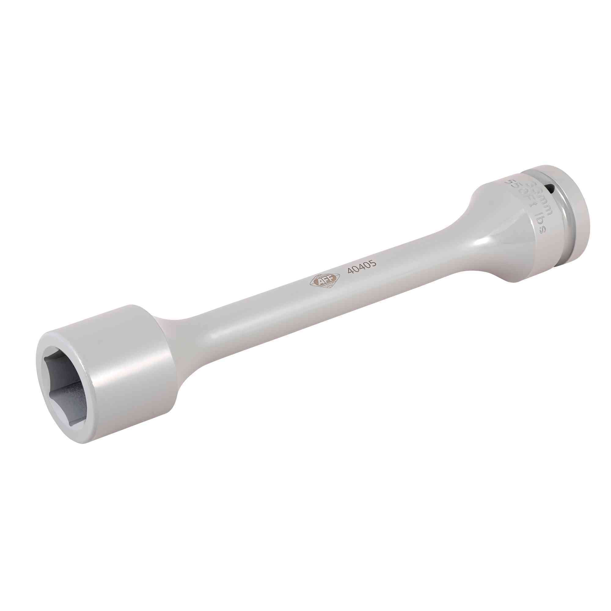 American Forge & Foundry Torque Limiting Socket — 1in. Drive, 33mm, 550 ft-lbs., Gray, Model# 40405