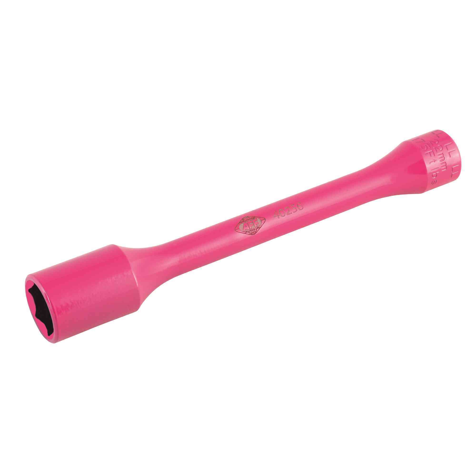 American Forge & Foundry Torque Limiting Socket — 1/2in. Drive, 22mm (7/8in.), 175 ft./lbs., Bubble Gum, Model# 40256