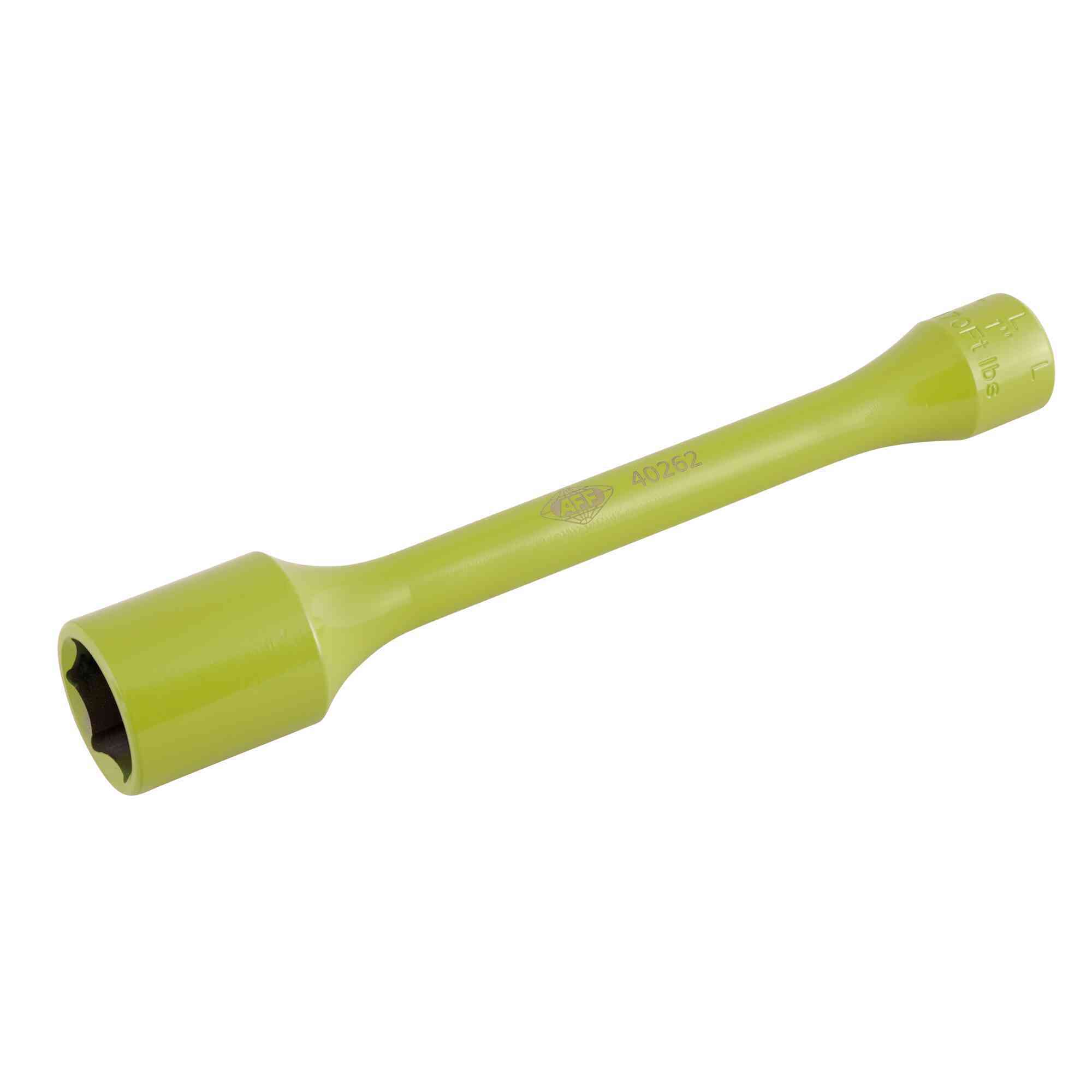 American Forge & Foundry Torque Limiting Socket — 1/2in. Drive, 1in., 170 ft./lbs., Apple Green, Model# 40262