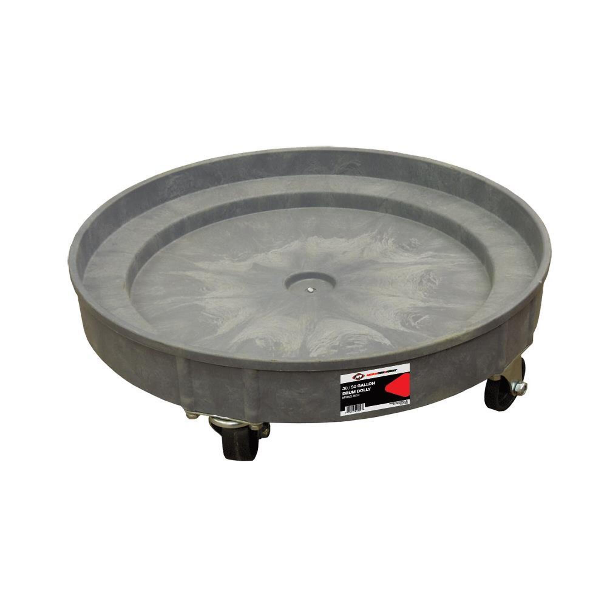 American Forge & Foundry Drum Dolly — 30 & 50 Gal., Polypropylene, Five Swivel Casters, Model# 8654