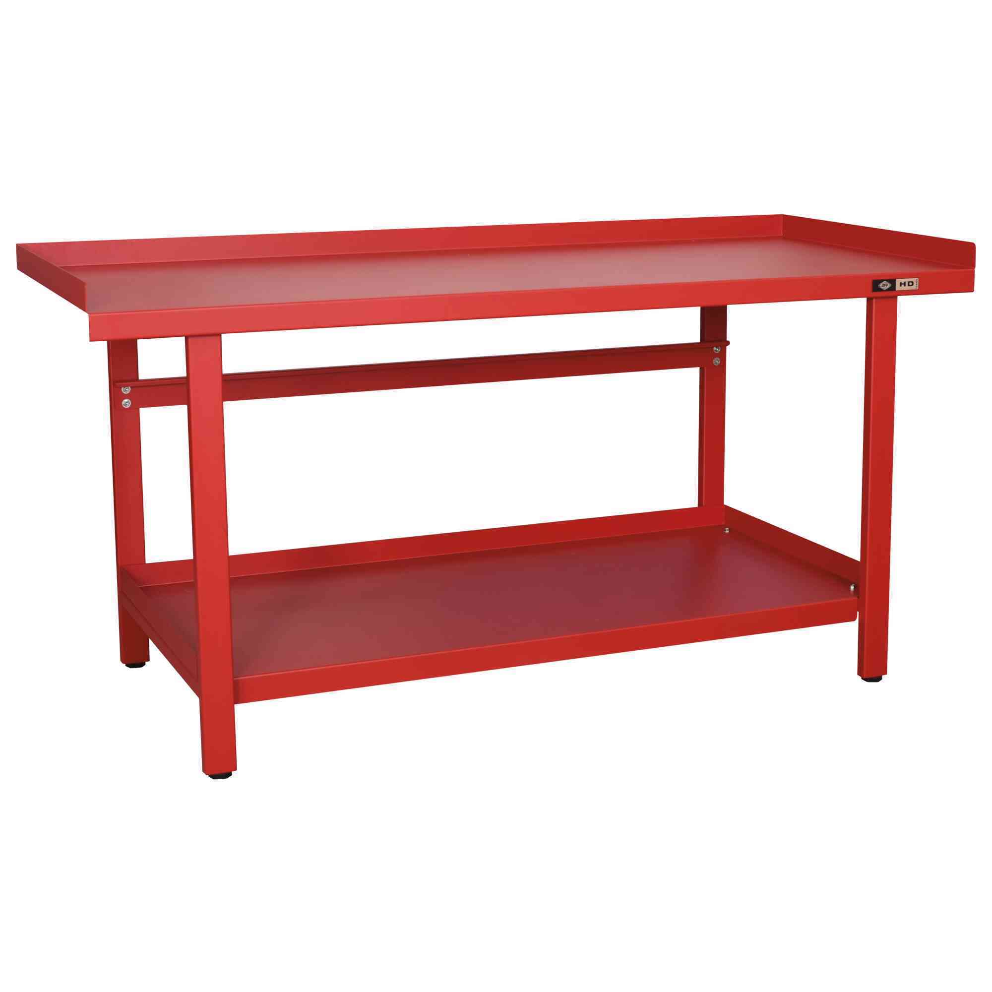 American Forge & Foundry Heavy-Duty Workbench — 72in. x 31in. x 36in., 1,300-Lb. Capacity, Steel, Model# 3996