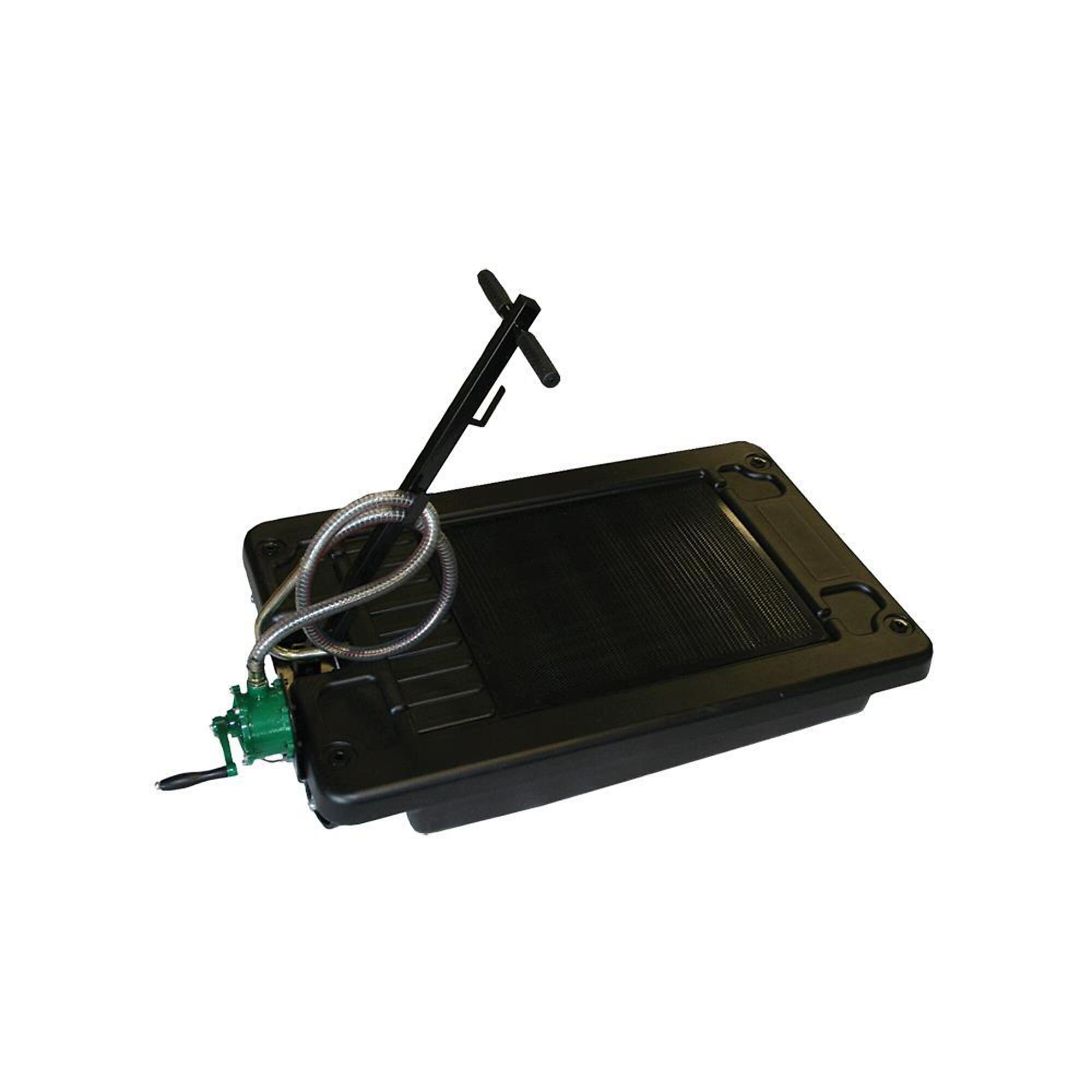 American Forge & Foundry Antifreeze Drain — 18-Gal. Capacity, Low Profile, Aluminum Rotary Evacuation Pump, Polypropylene Recovery Tank, Model# 8879