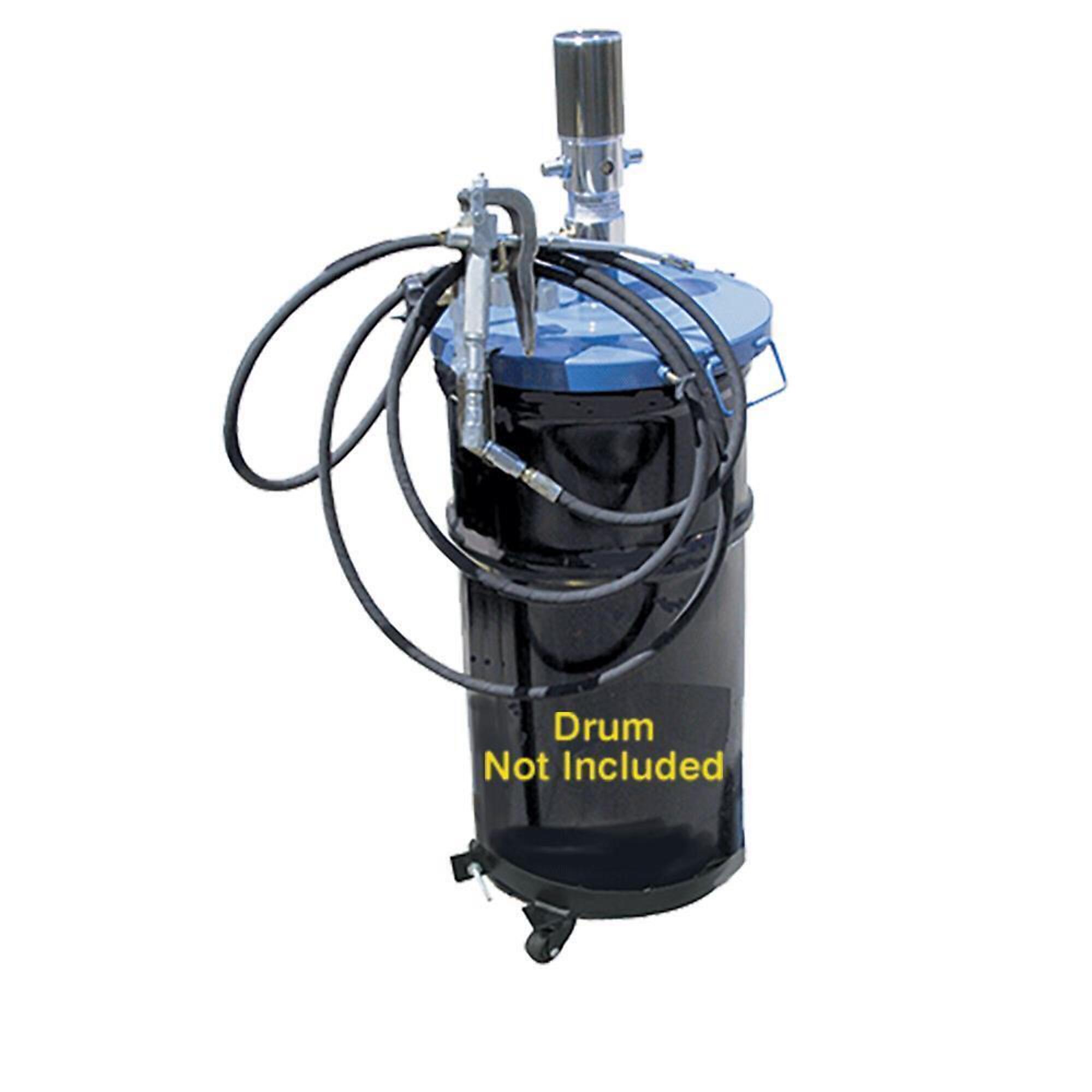American Forge & Foundry Grease Pump — 50:1 Ratio, Air Operated, Portable, 120 lb Capacity, Includes Band Dolly, Model# 8621A