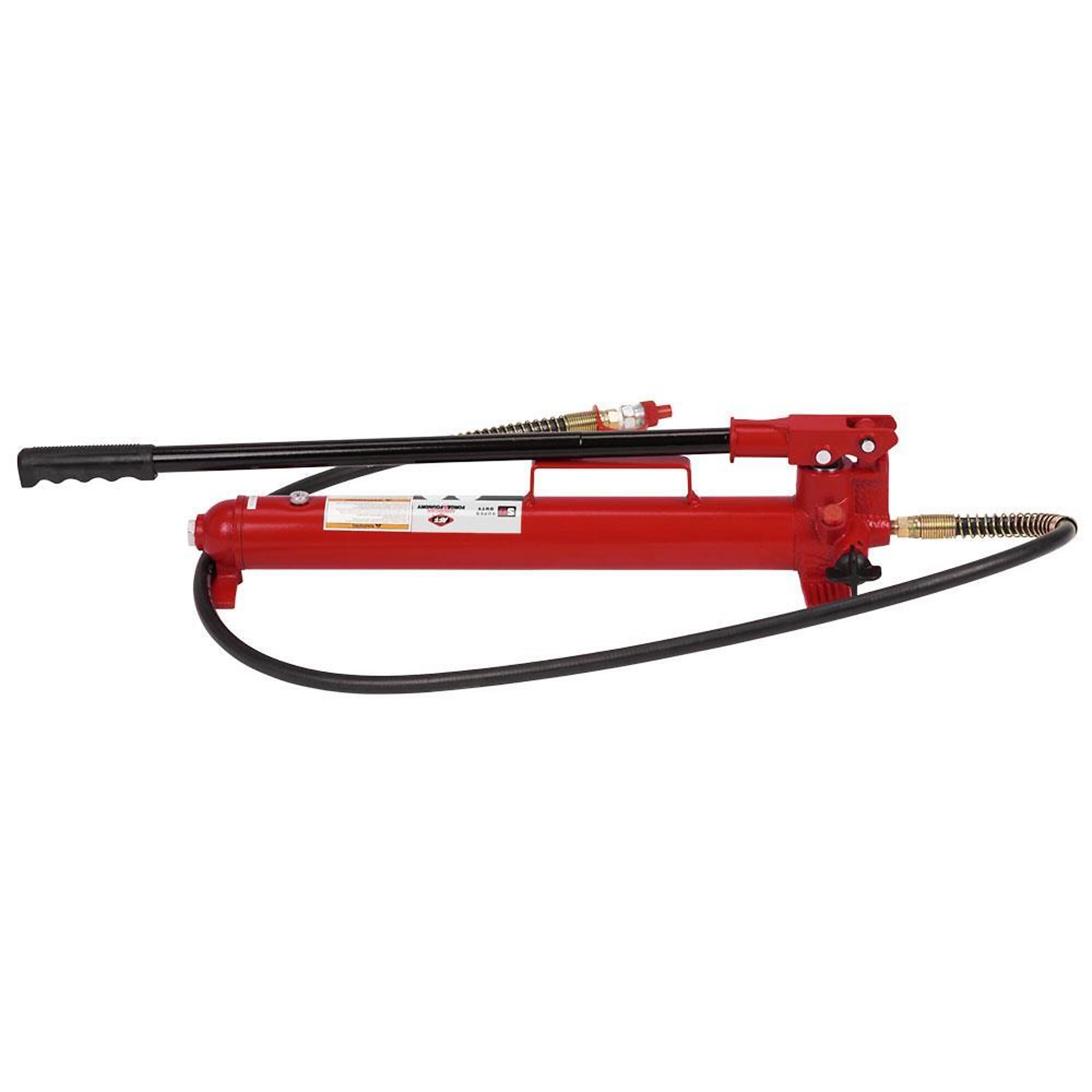American Forge & Foundry Hand Pump — 2-Speed, Hydraulic, 10,000 PSI, 0.381 Cu. In. Output Per Stroke, 800ml Oil Capacity, Model# 8192