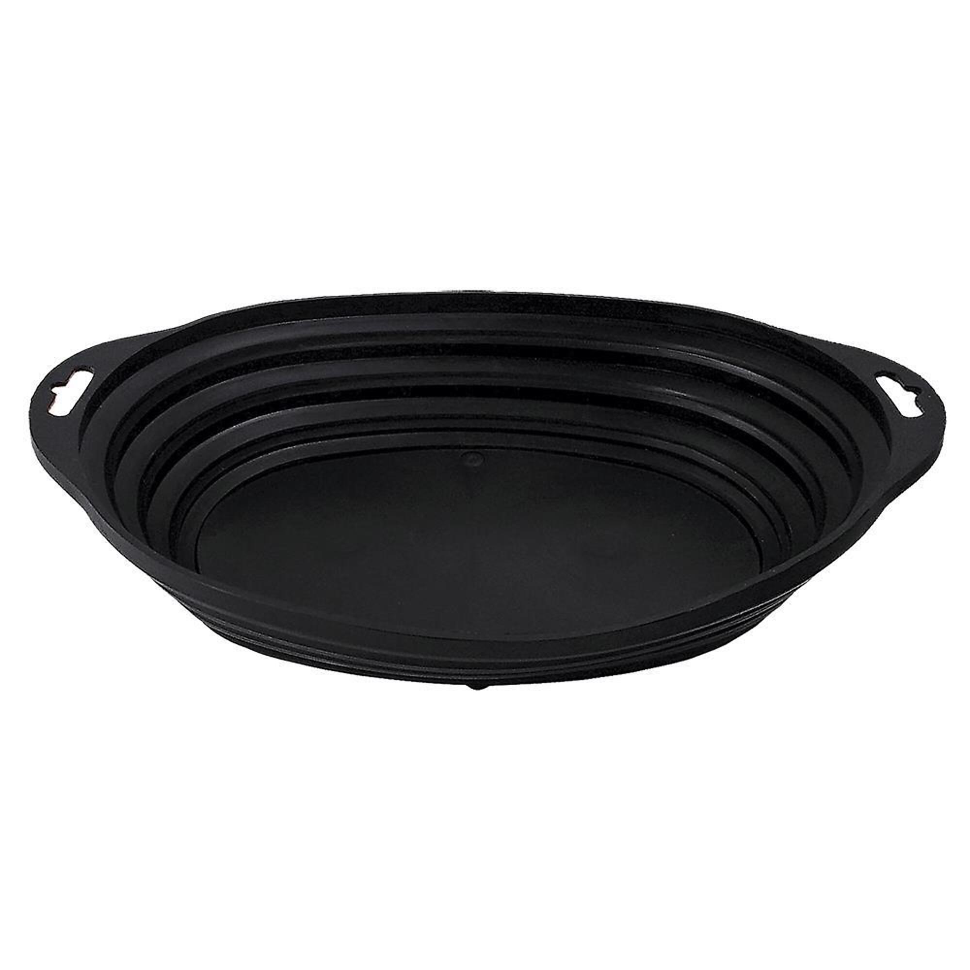 American Forge & Foundry Magnetic Parts Tray — 12in. x 9in., Oval, Rubber Coated, Model# 921