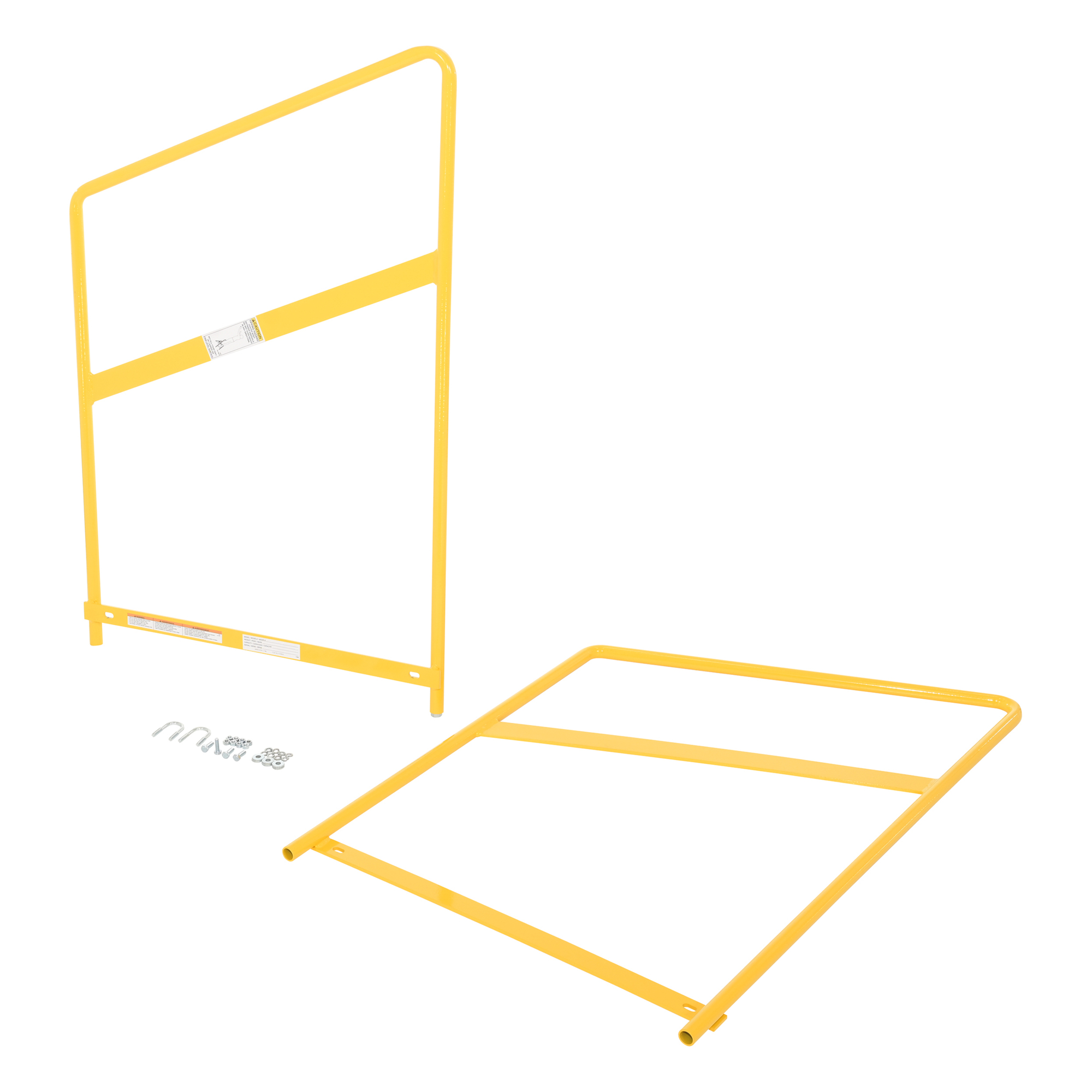 Vestil Steel Hand Rail Kit for 3-Step ASP Models — Yellow