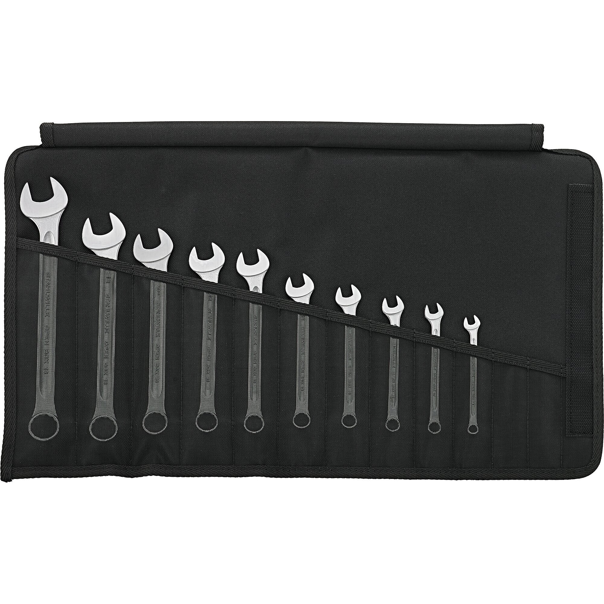 Stahlwille Combination Wrench Set — 1/4in. to 3/4in., 10-Piece, Chrome Alloy Steel, Model# 13