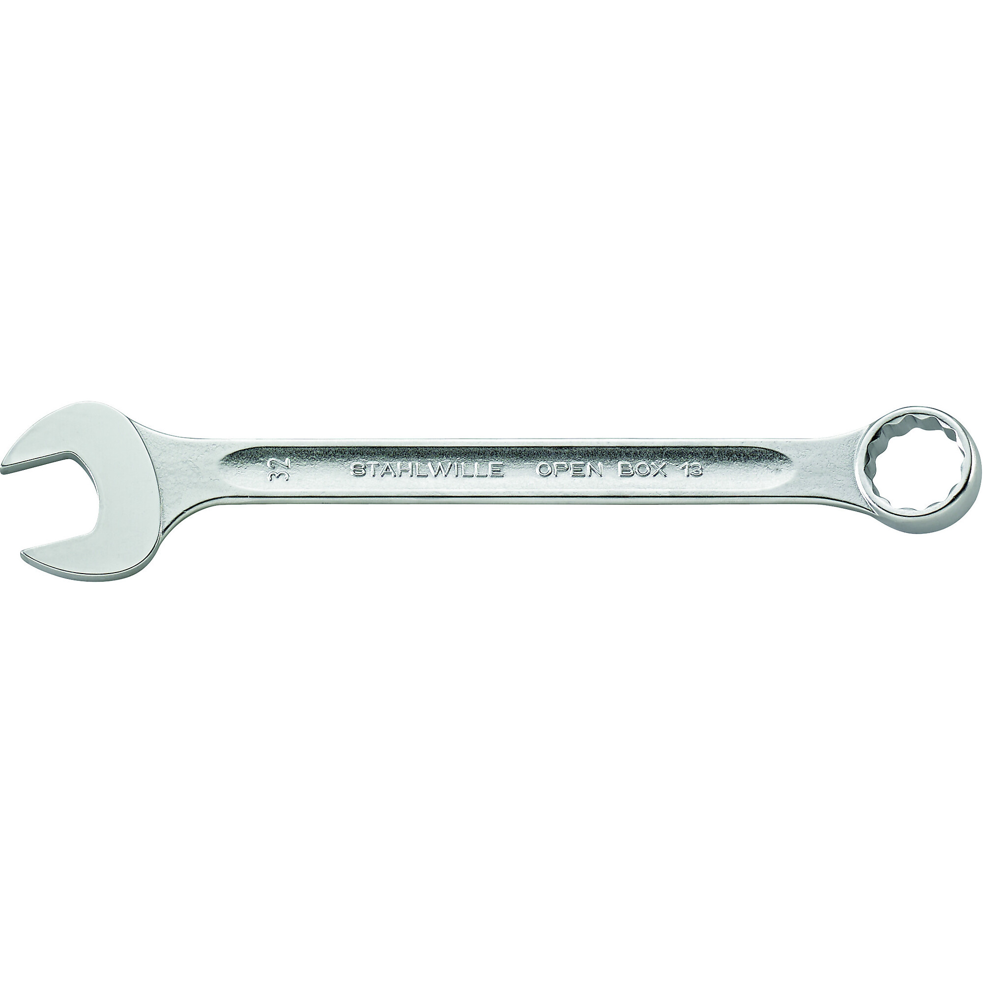 Stahlwille Combination Wrench — 55mm, 560mm Length, Metric, Durable, Slim Design, Model# 13