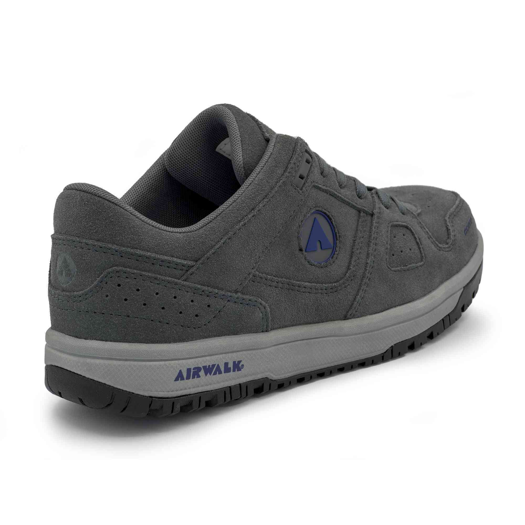 Airwalk Men's Low Top Shoe — Charcoal/Gray, Size 10.5 Wide