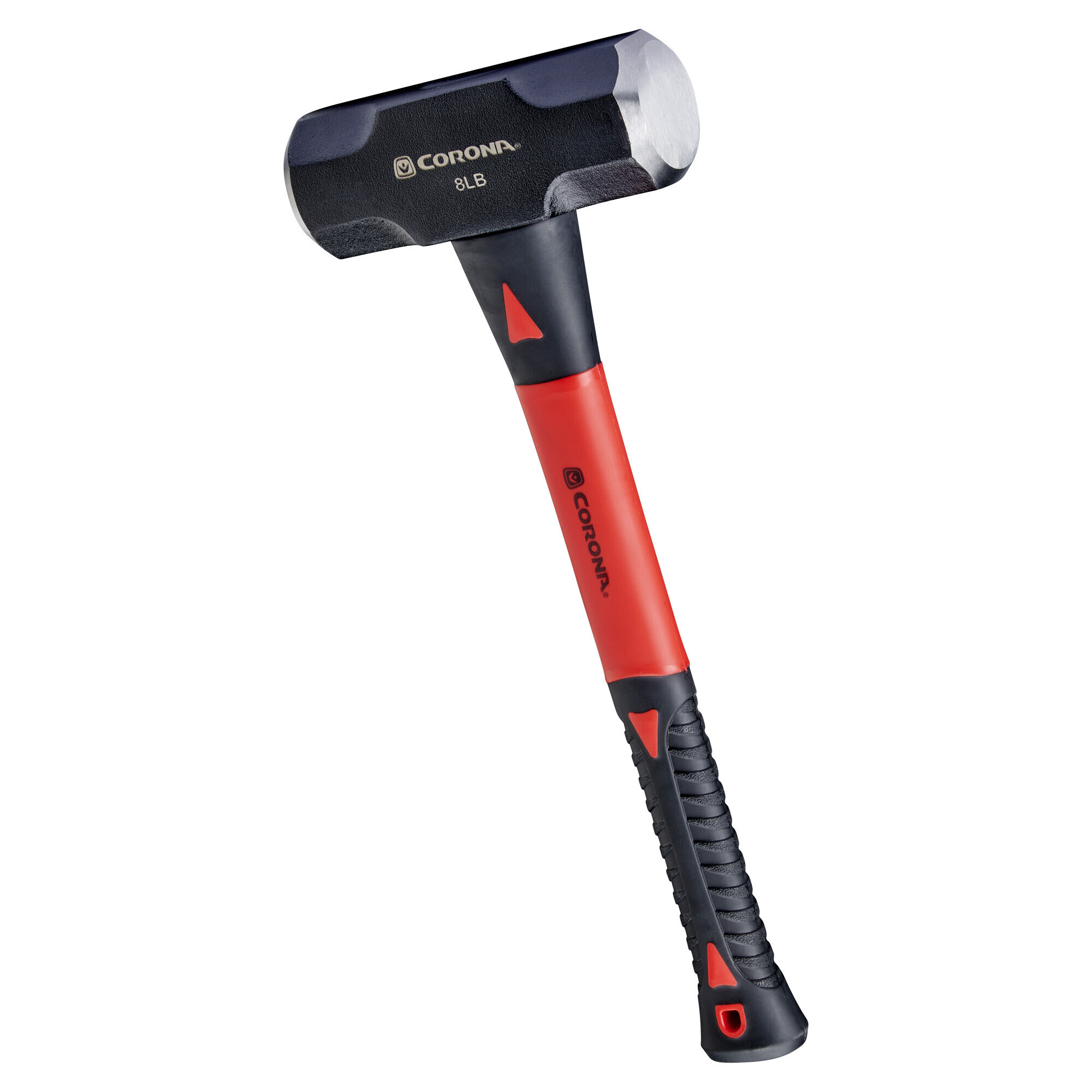 Corona Short Handle Sledge Hammer — 8 lb Head, 16in. Solid-Core Fiberglass Handle, Model# MH82008