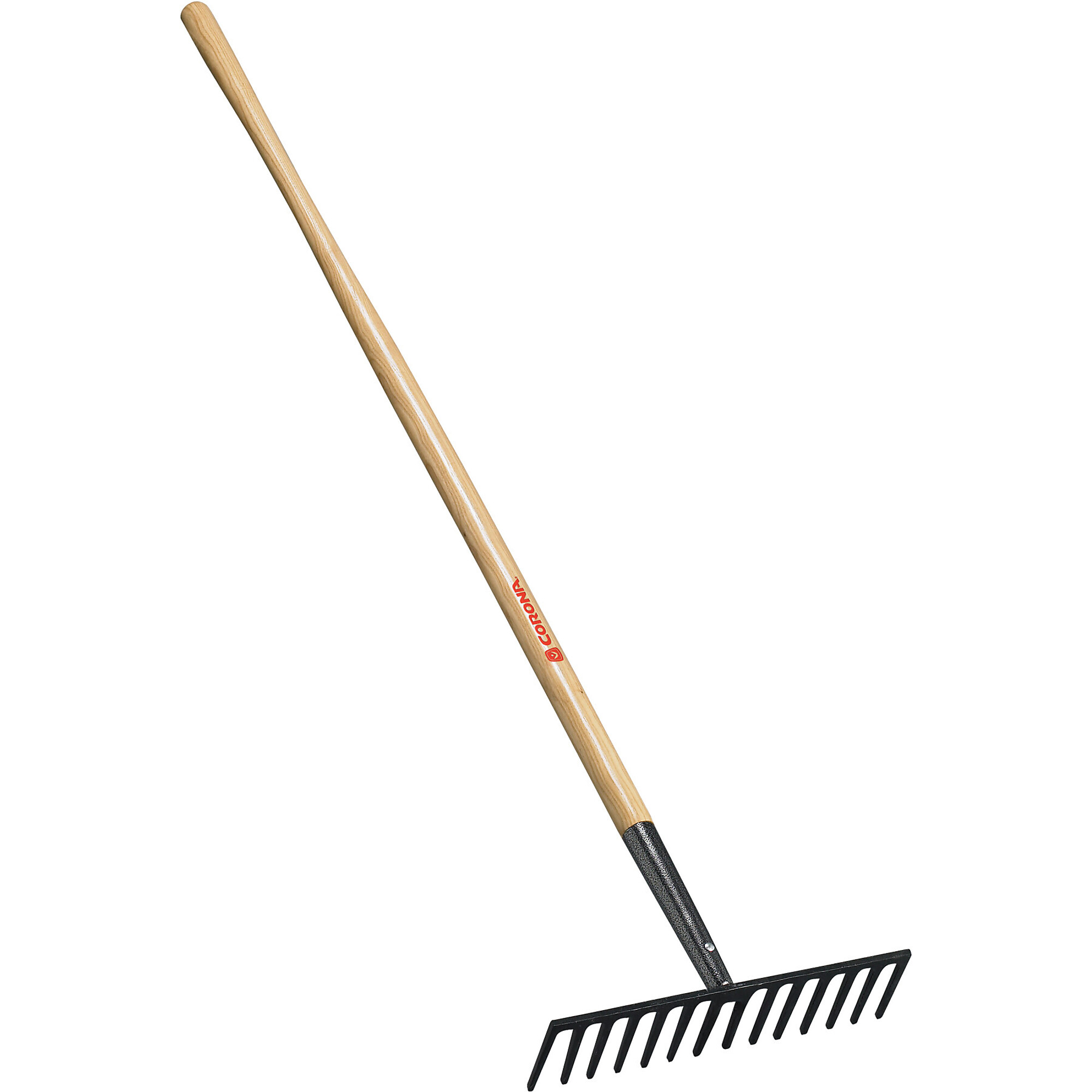 Corona Level Head Rake — 16in. Head, 14 Tines, Ash Hardwood Handle, Model# RK 64002