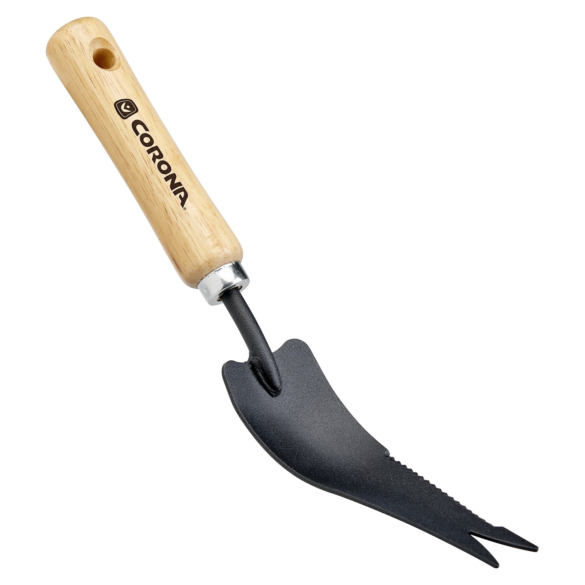 Corona Classic Wooden Handle Weeder — Durable Steel Blade, Ergonomic Design, Model# CT 4050