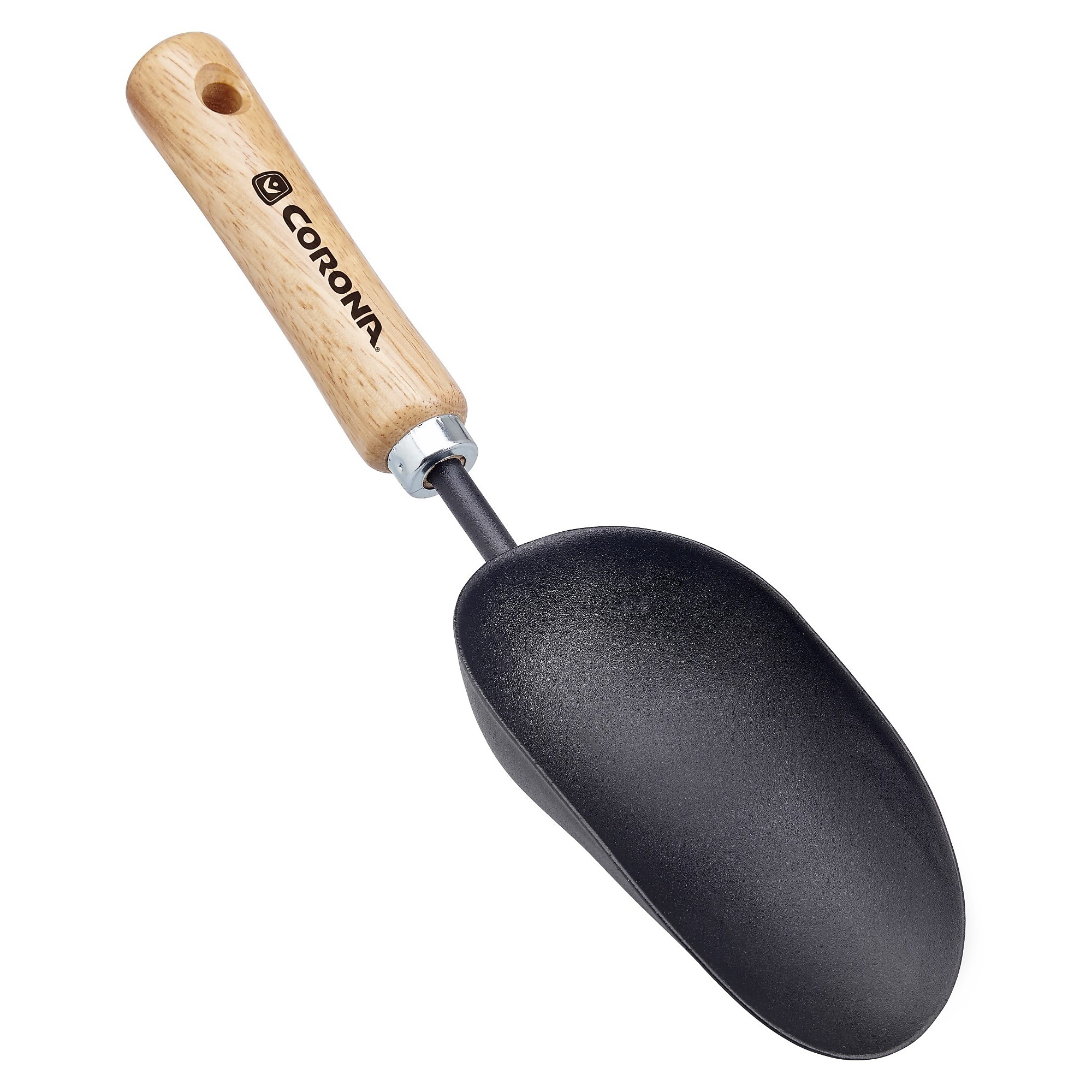 Corona Classic Wooden Handle Scoop — 37in. Hickory Handles, 3in. Cut Capacity, Model# WL 6160