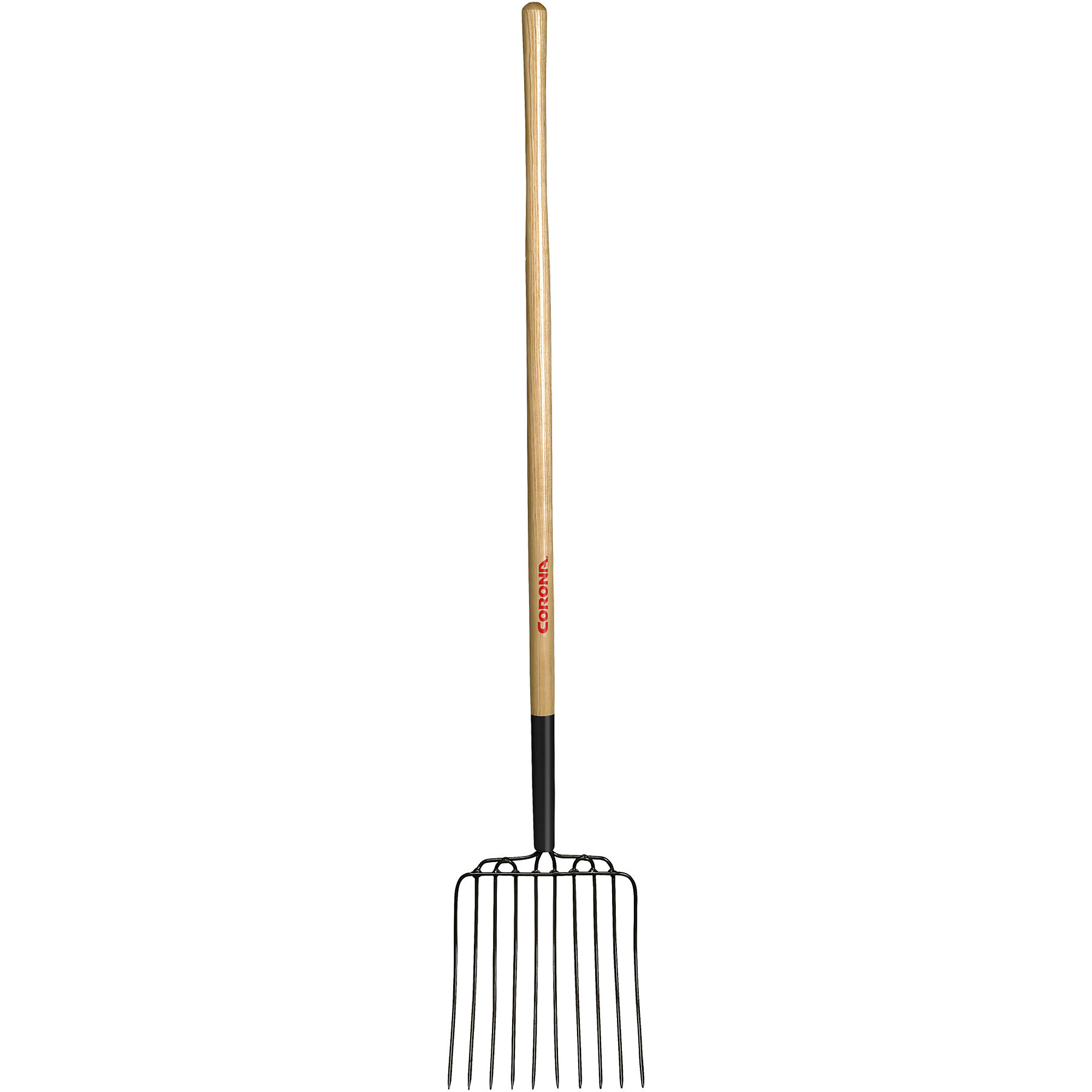 Corona SuperDuty Manure Fork — 10 Tines, Hickory Handle, Model# FK 42010