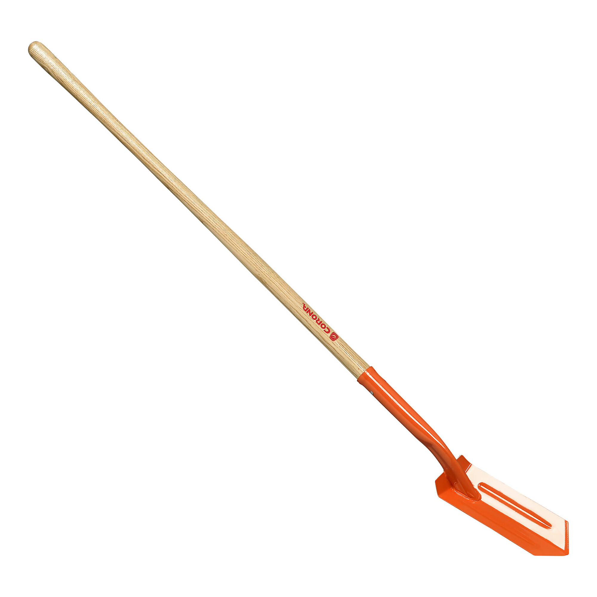 Corona Trench Shovel — 4in. Head, Ash Hardwood Handle, Model# SS 64304