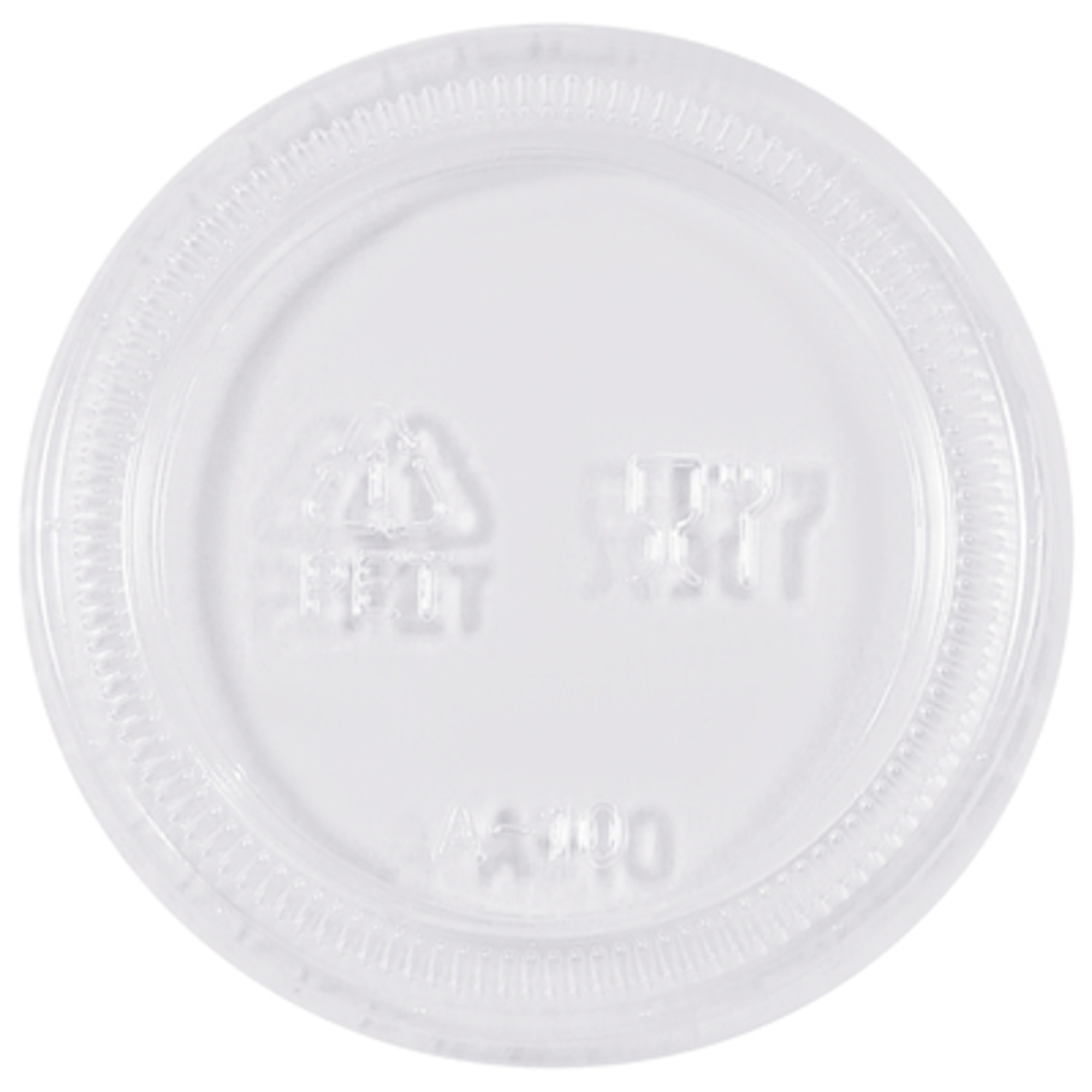 Plastic Portion Cup Lids - 2 oz. 2500/CS