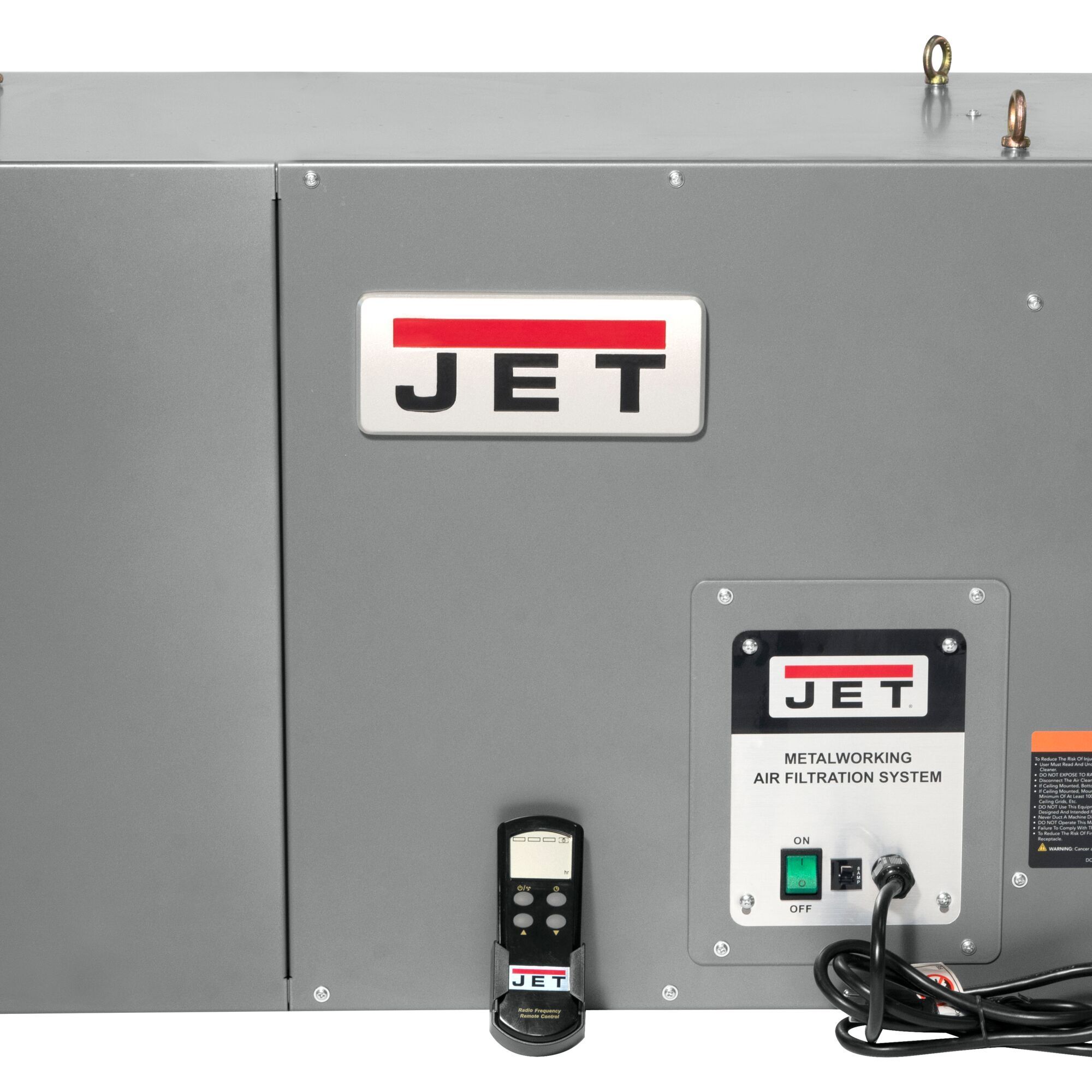 Jet Industrial Air Filtration Unit — 2400 CFM, 3/4 HP, 115V, 1Ph, Model# JT9-415125
