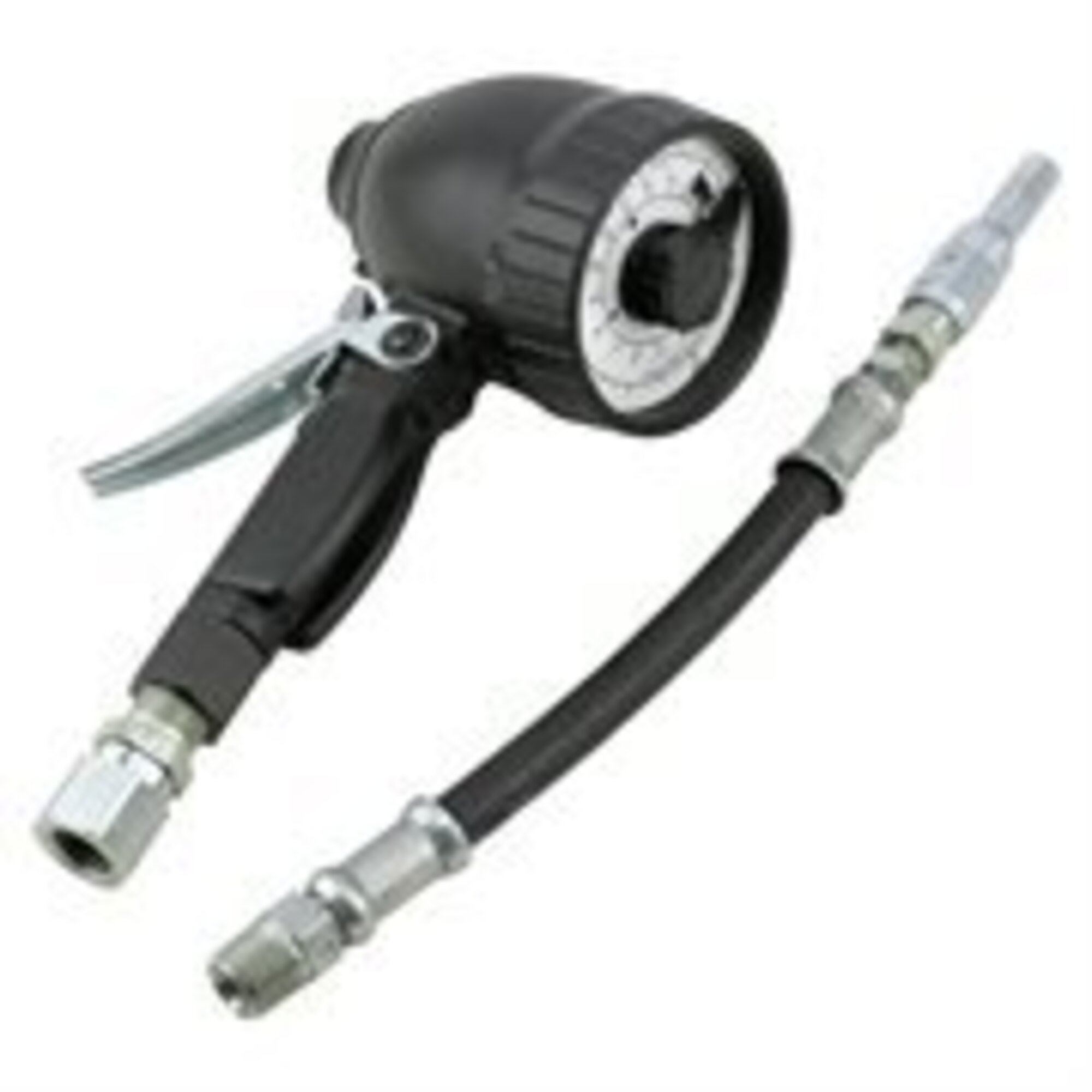 Lincoln Lubrication Mechanical Dispense Meter — 16 Quart, Inline Swivel, 10in. Flex Hose, Odometer-Style Totalizer, Model# LIN877