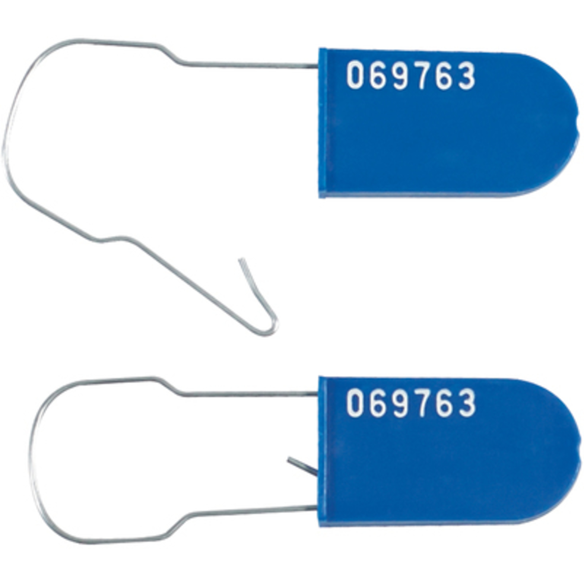 Blue Wire Padlock Seals 1000/CS, Model# SE1023BL