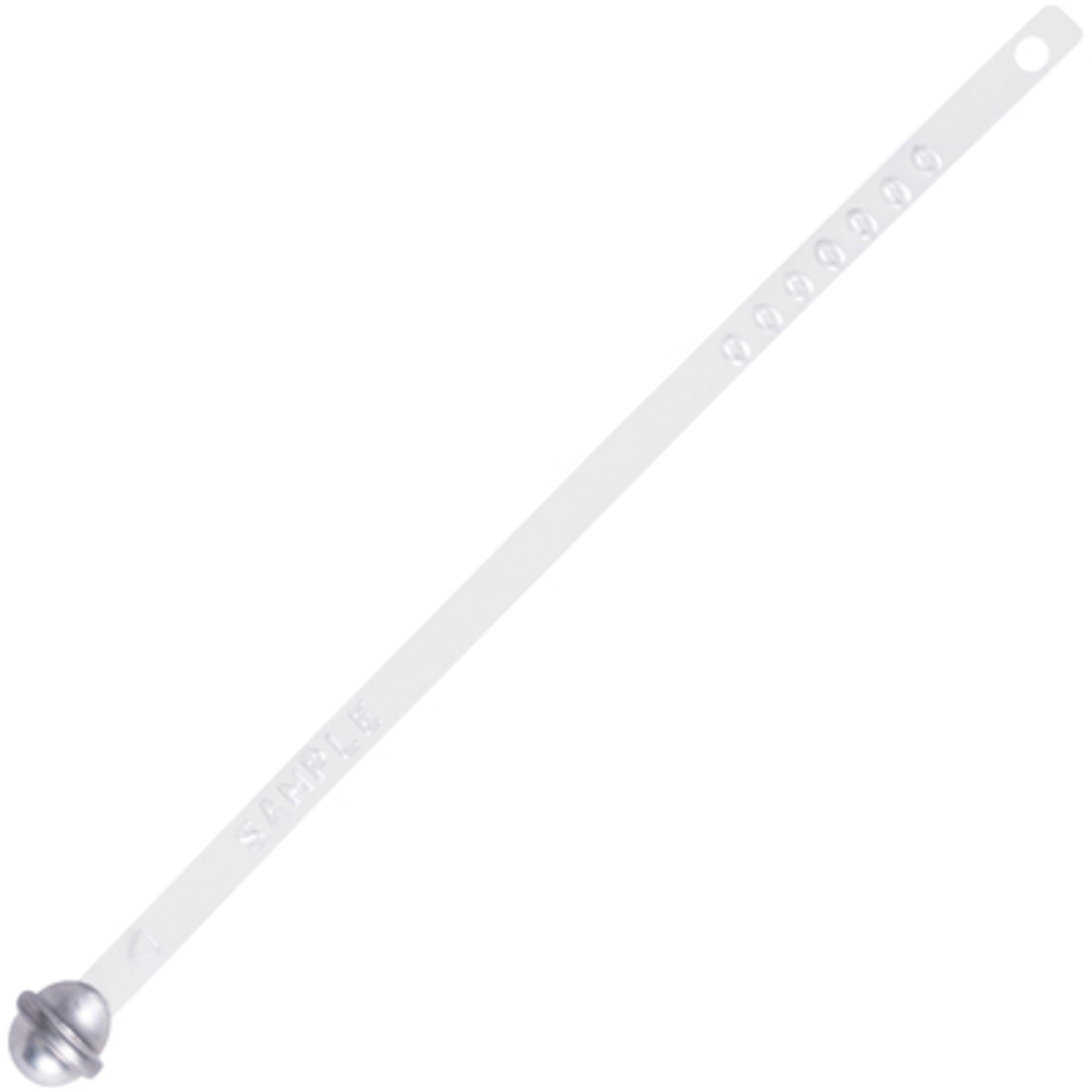 Metal Globe Truck Seals - White 200/CS, Model# SE1040W