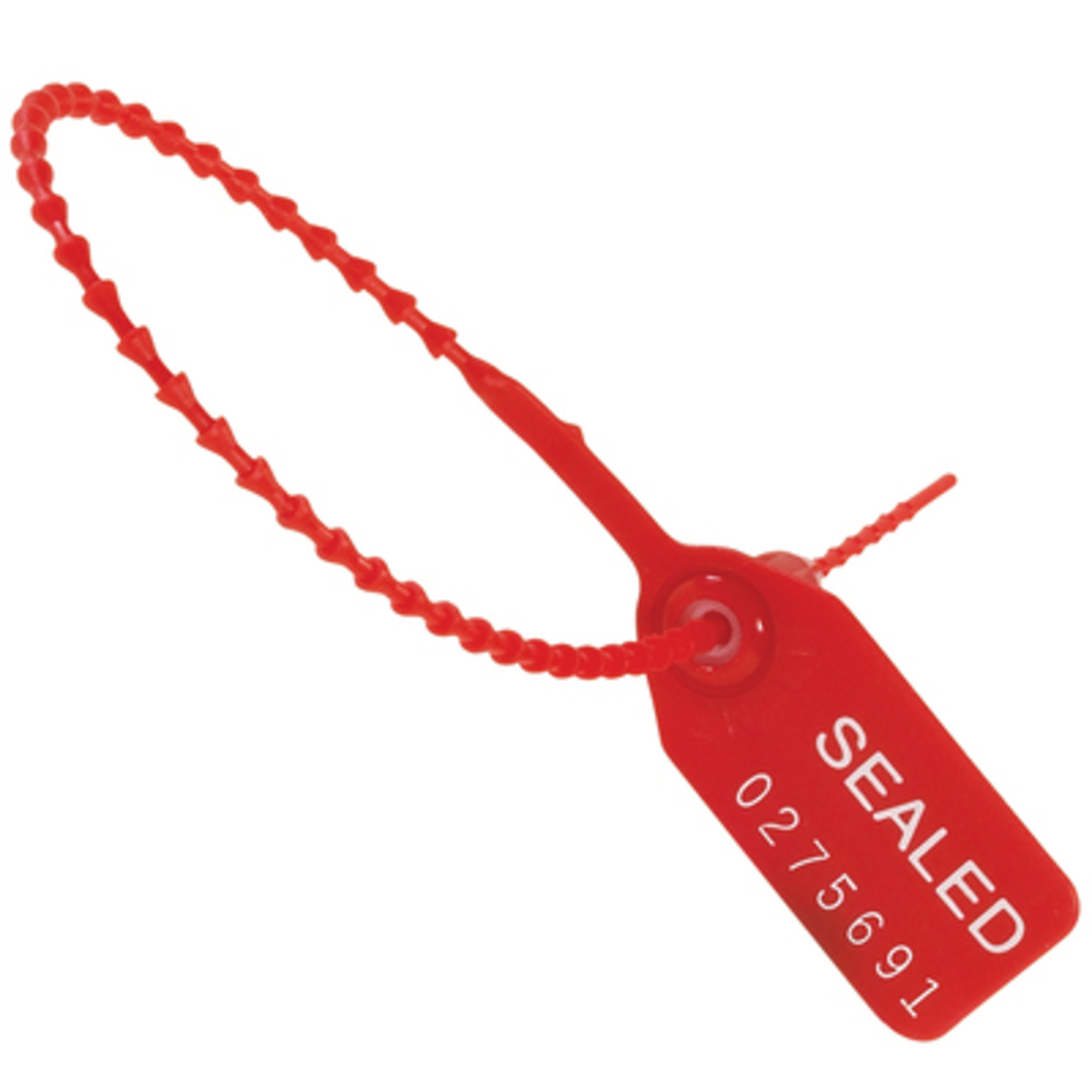 12in. Red Pull-Tight Seals 100/CS, Model# SE1005R