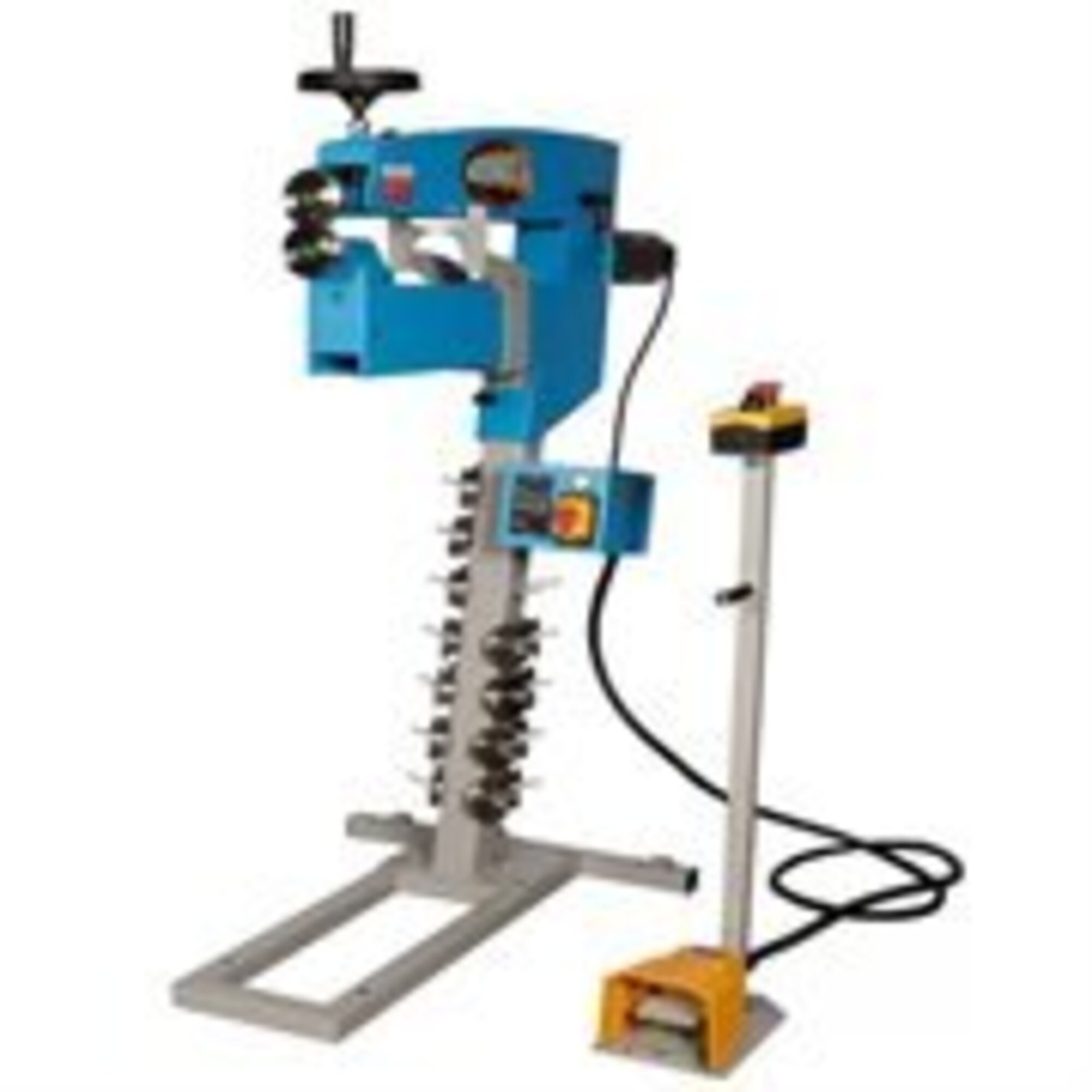 Woodward Fab Professional Bead Roller — 24in. Throat Depth, Heavy-Duty Steel Frame, Foot Operated Speed Control, 1/3HP Gear Drive Motor, 12 Tooling Sets, Model# BR-24